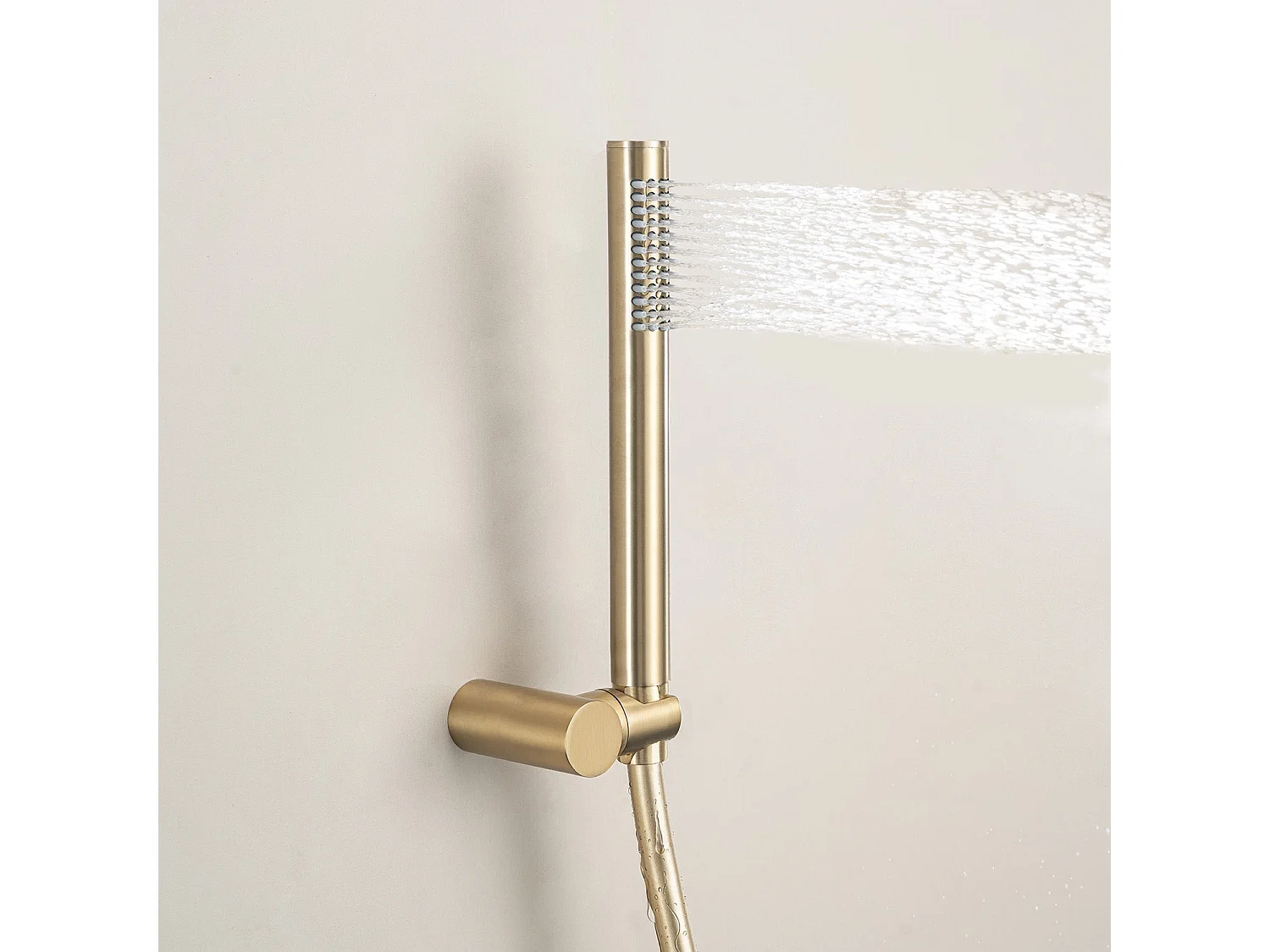 Set de douche encastré LOMAZOO Solara doré