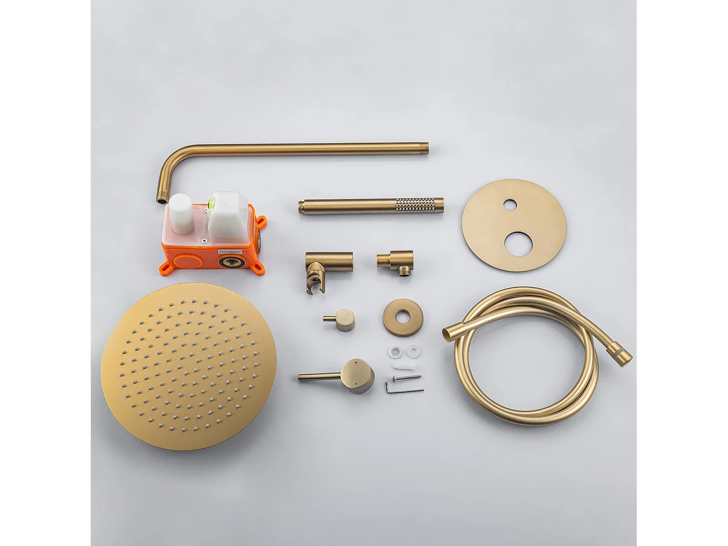 Set de douche encastré LOMAZOO Solara doré