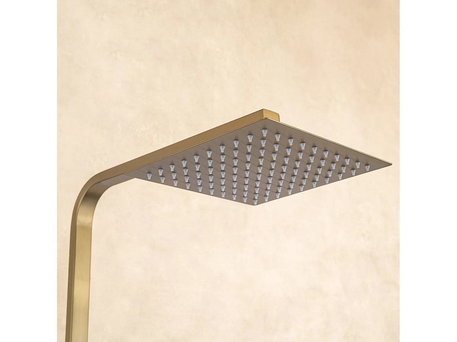 Colonne de douche avec mitigeur thermostatique LOMAZOO Estrella doré