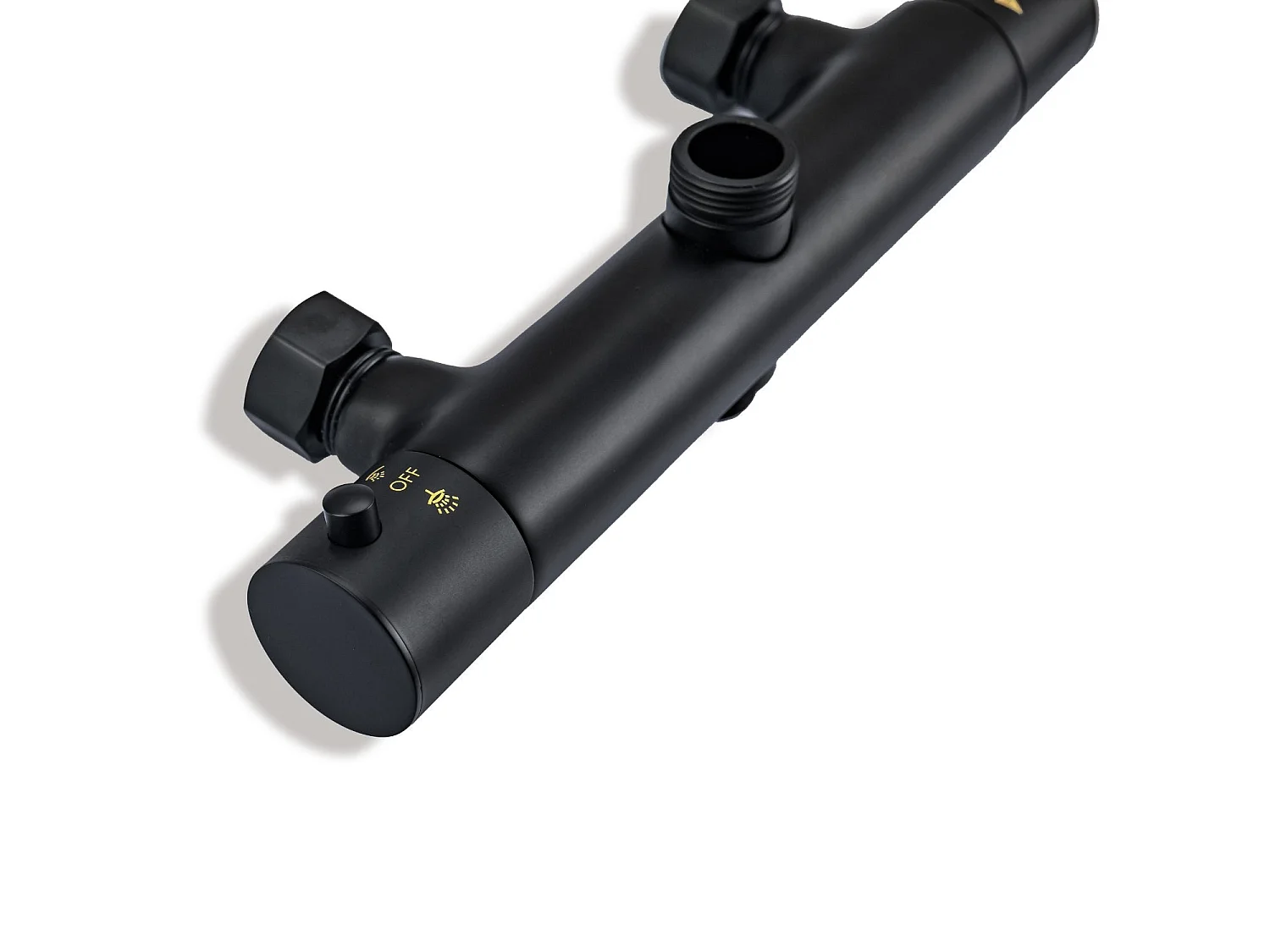 Colonne de douche avec mitigeur thermostatique LOMAZOO Pandora noir