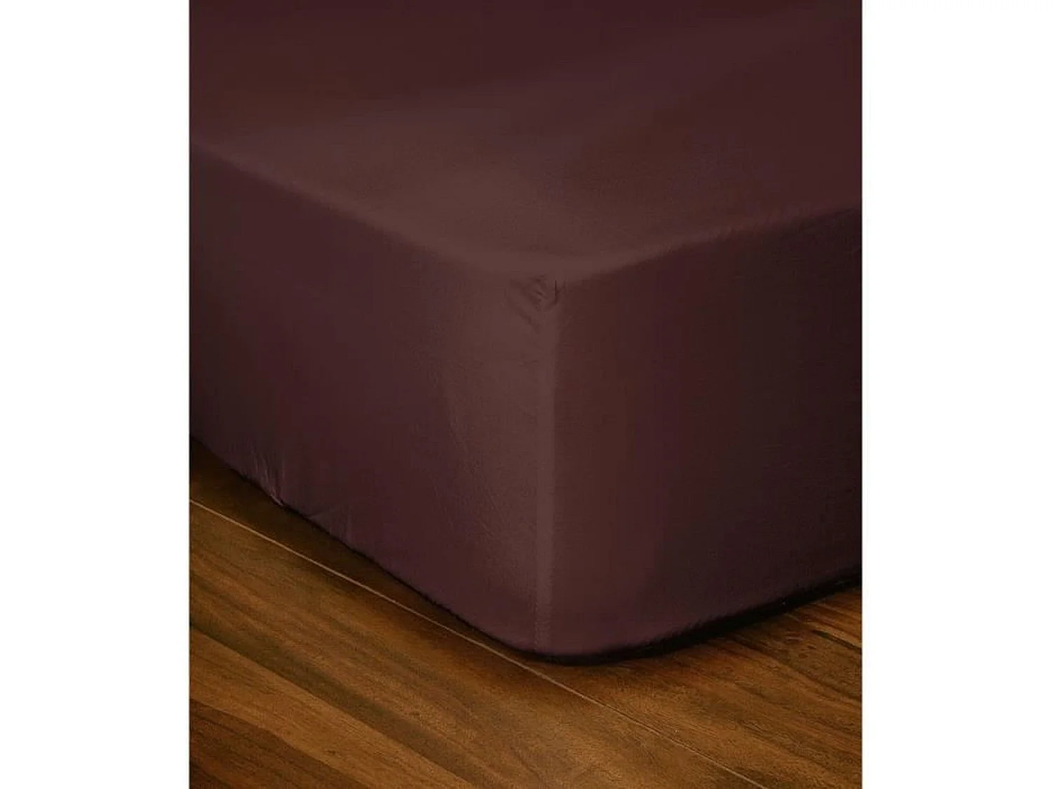 Drap-housse 180 x 200+35 cm - Marron