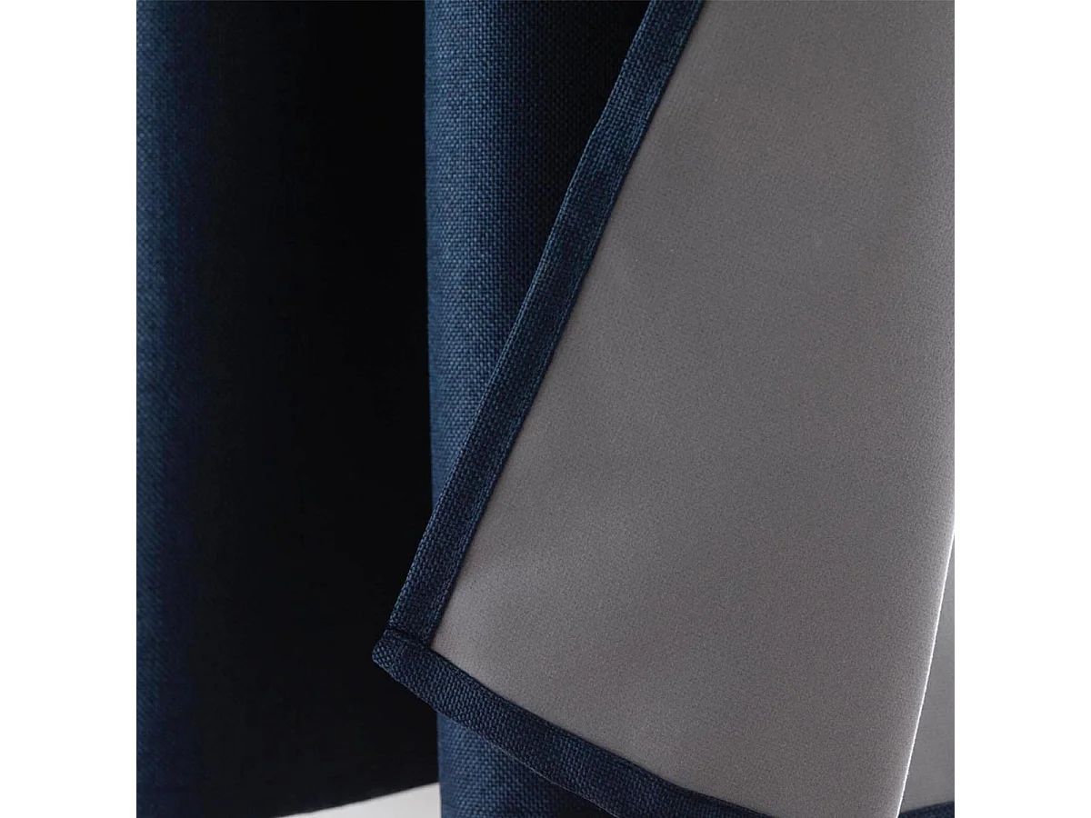 Rideau Occultant à Œillets "Crépuscule" 140x180cm Bleu