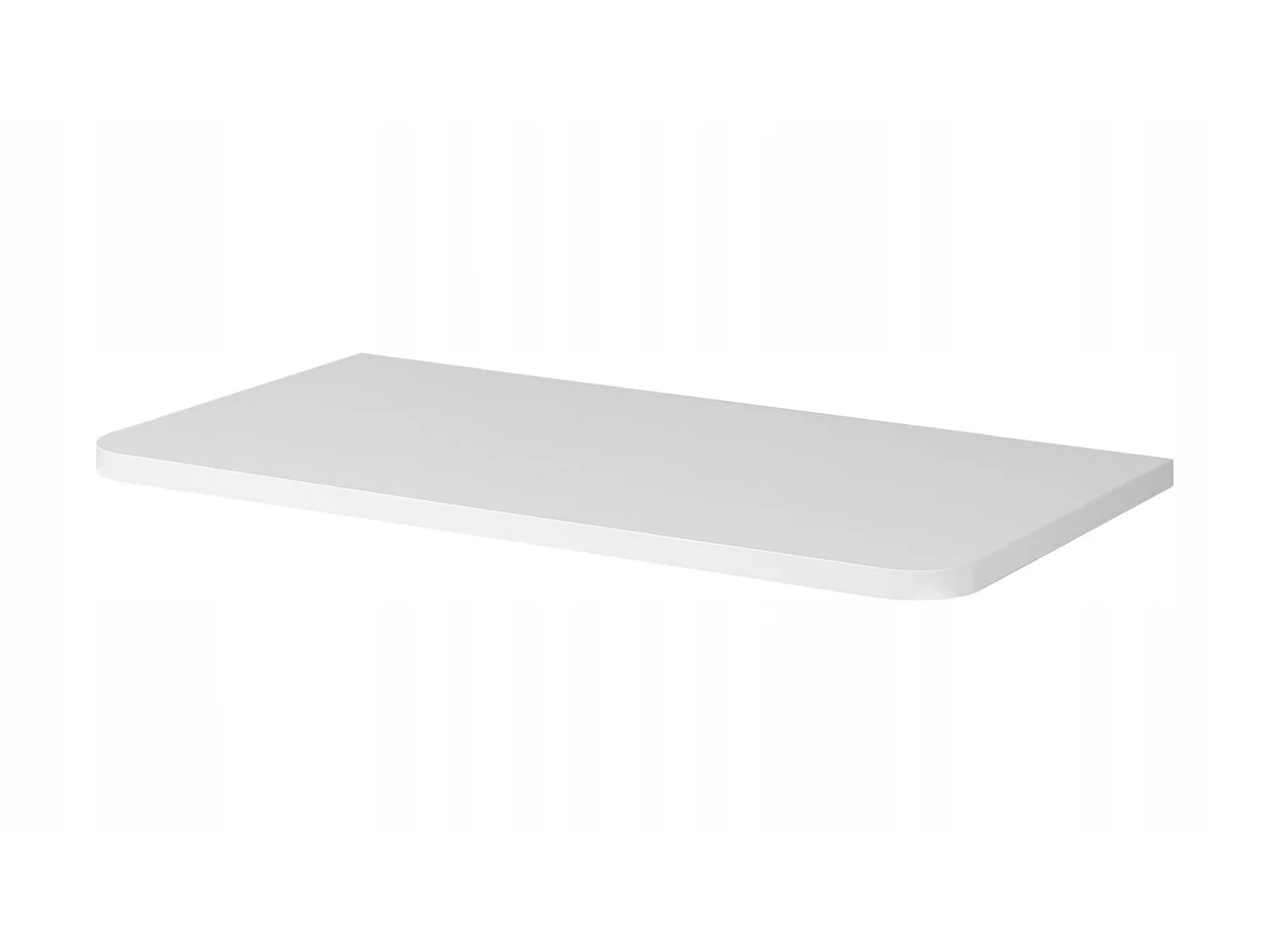 Wastafelmeubel 80cm - met blad - Hangend - Geribbeld Wit – RODAN