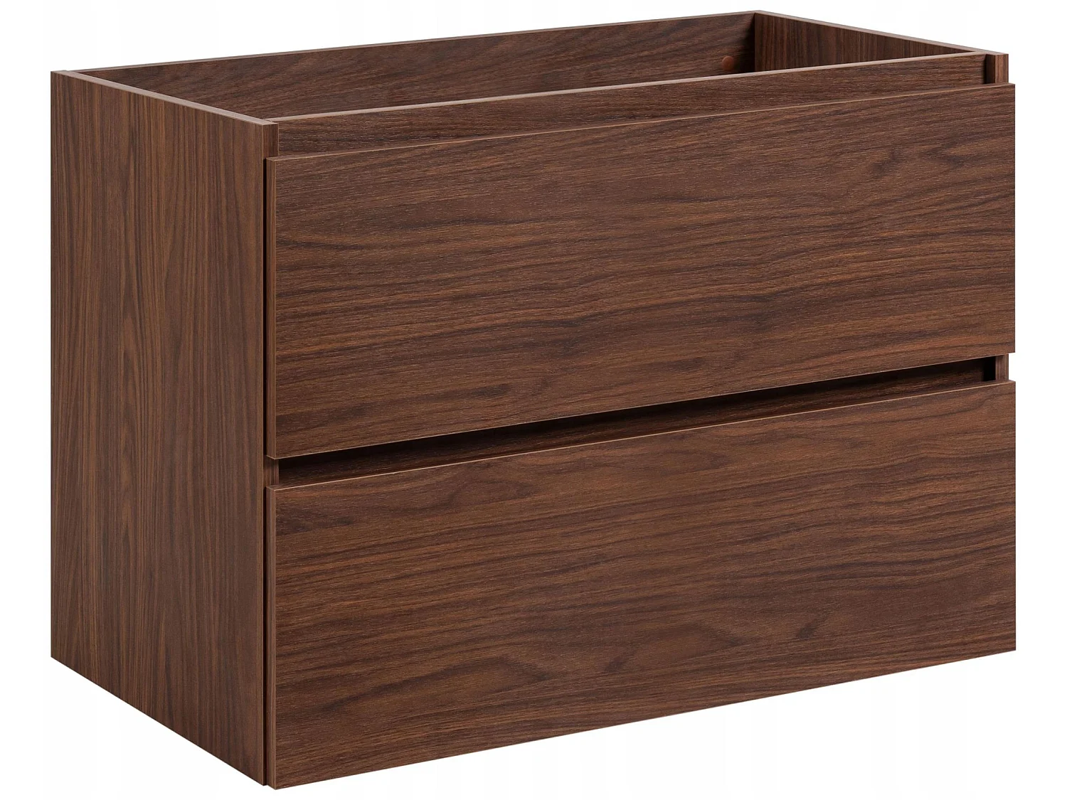Mobile sottolavabo 80cm - Noce Opaco - Mobile sottolavabo senza piano – RODAN