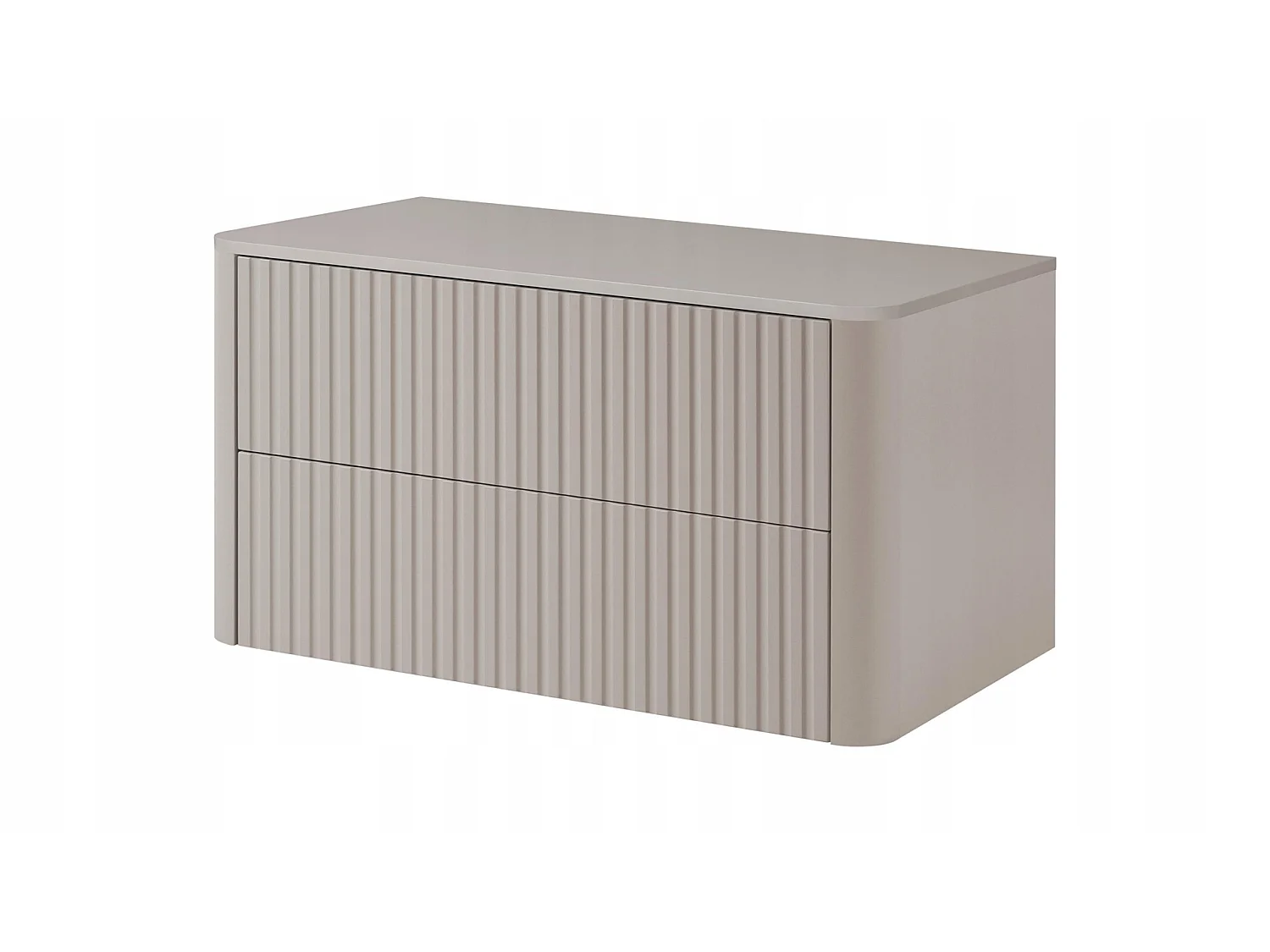 Meuble sous vasque 80cm - avec plan - Suspendu - Strié Cachemire – RODAN