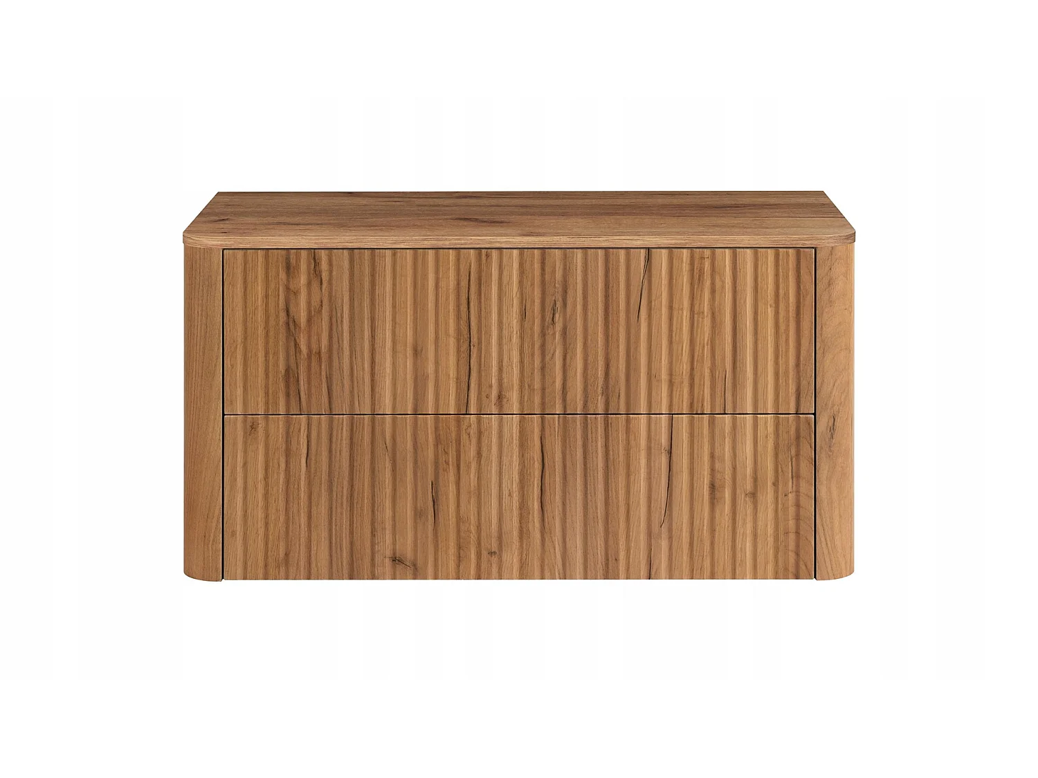 Meuble sous vasque 80cm - avec plan - Suspendu - Strié Brun – RODAN