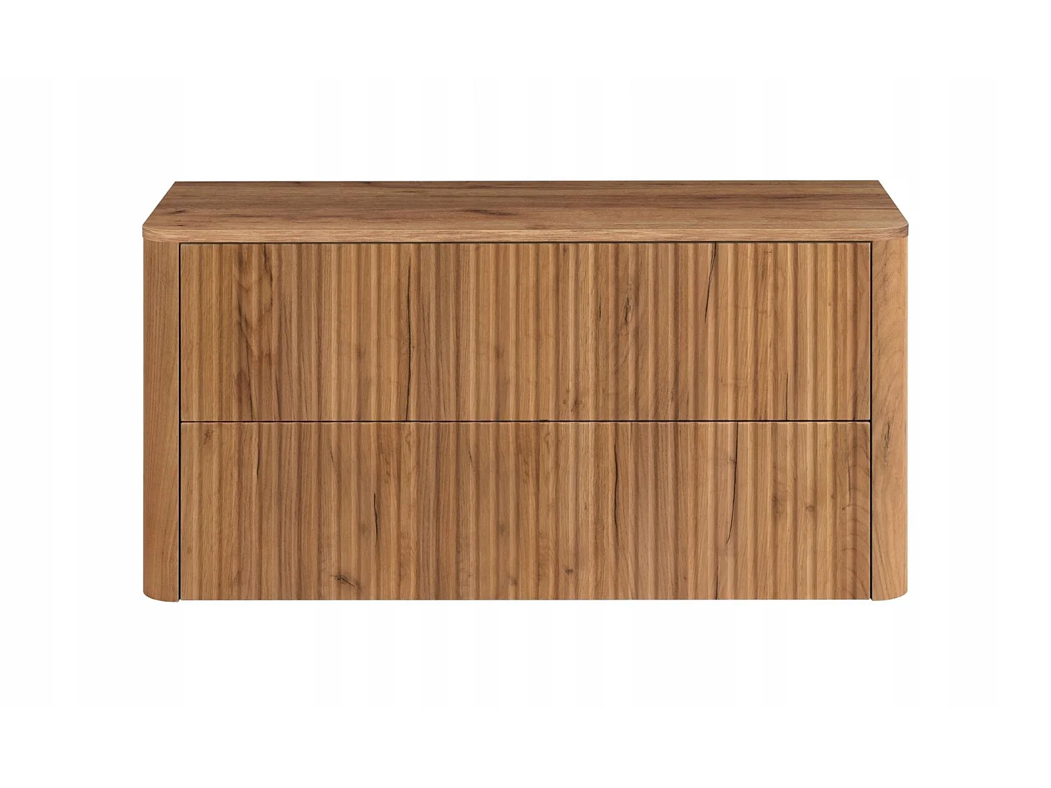 Meuble sous vasque 100cm - avec plan - Suspendu - Strié Brun – RODAN