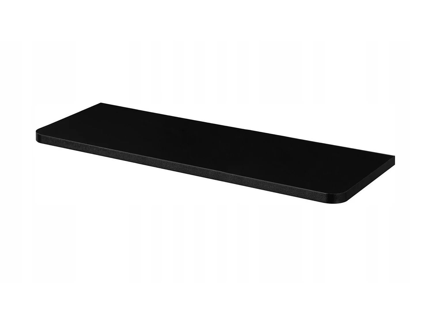 Wastafelmeubel 120cm - met blad - Hangend - Geribbeld Zwart – RODAN