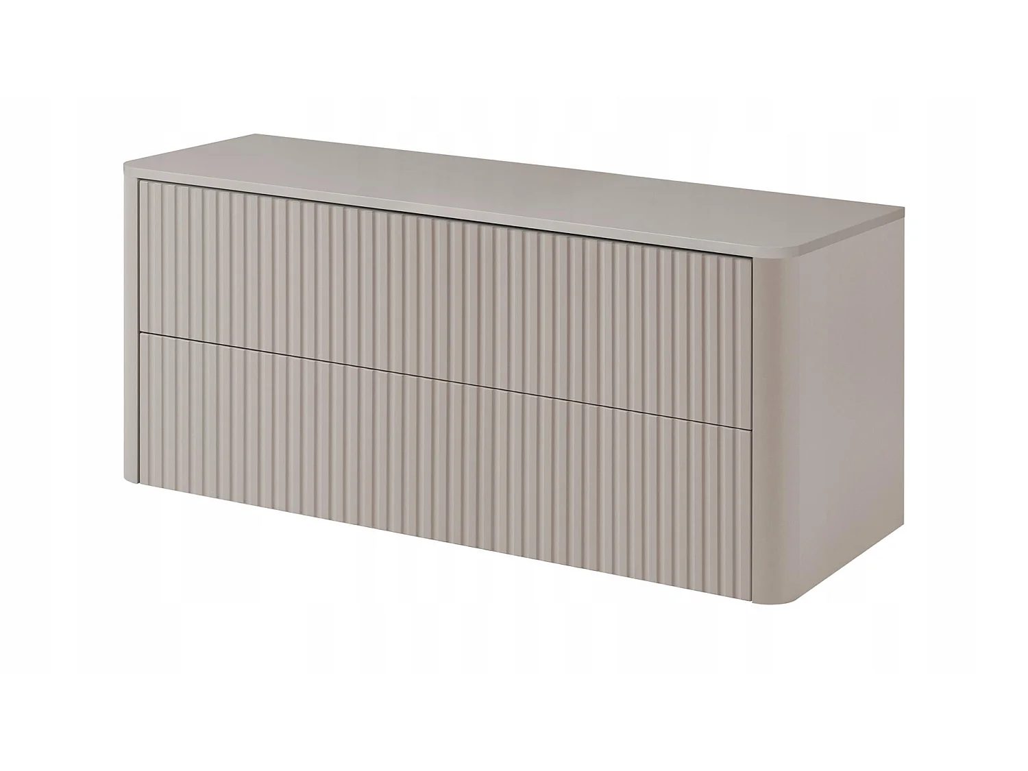 Meuble sous vasque 120cm - avec plan - Suspendu - Strié Cachemire – RODAN