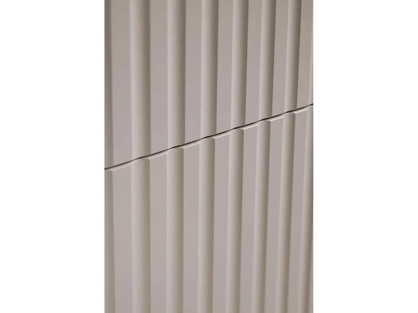 Waschbeckenunterschrank 120cm - mit Platte - Hängend - Geriffelt Kaschmir – RODAN