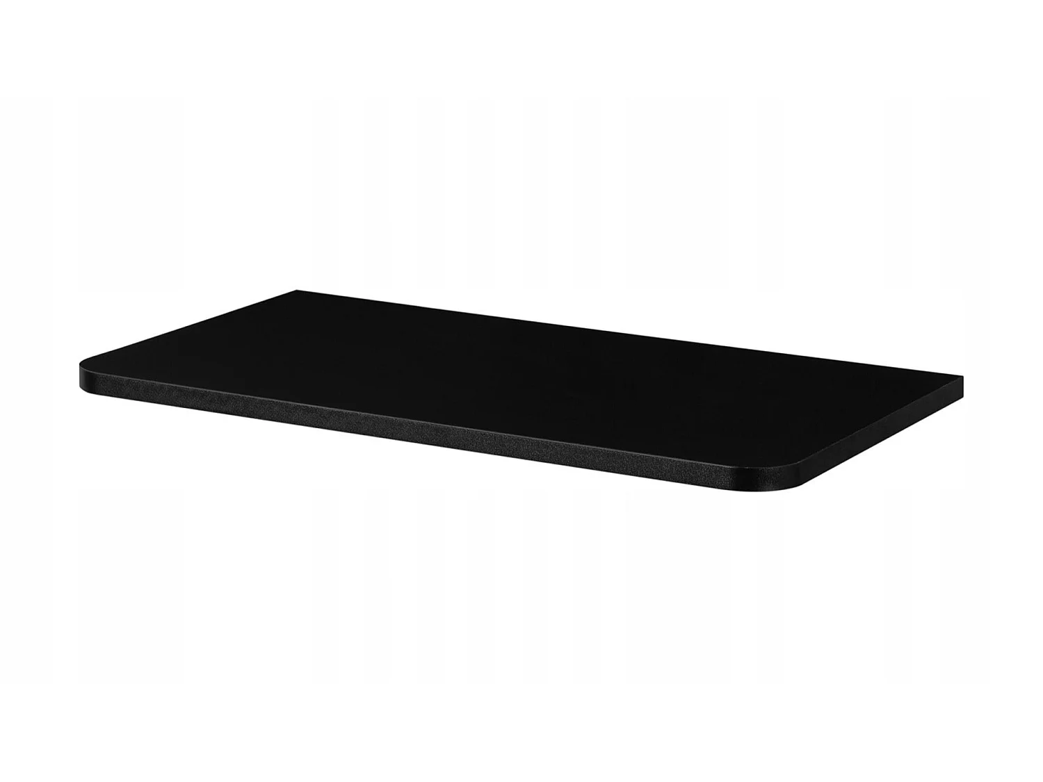 Wastafelmeubel 80cm - met blad - Hangend - Geribbeld Zwart – RODAN