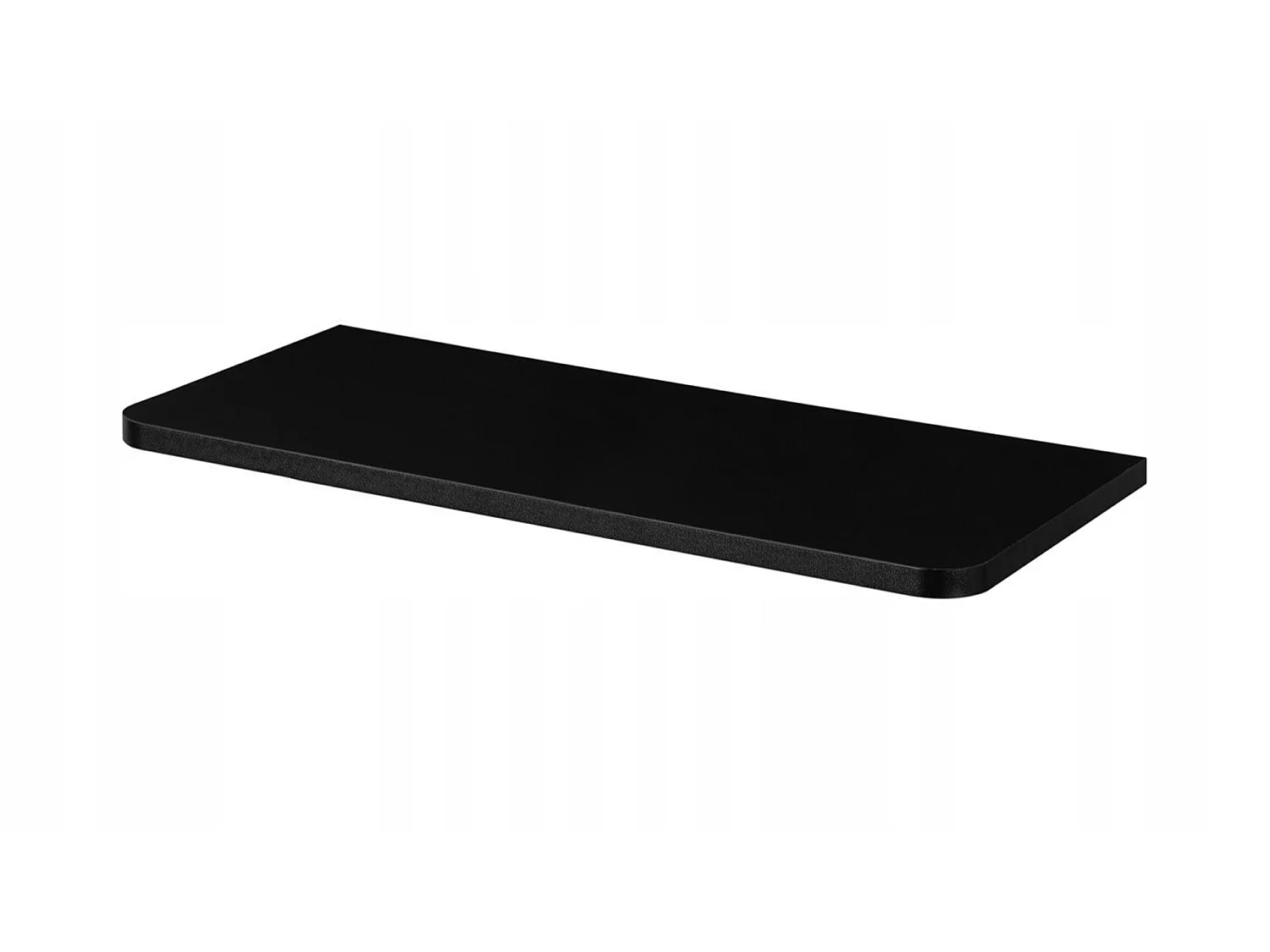 Wastafelmeubel 100cm - met blad - Hangend - Geribbeld Zwart – RODAN