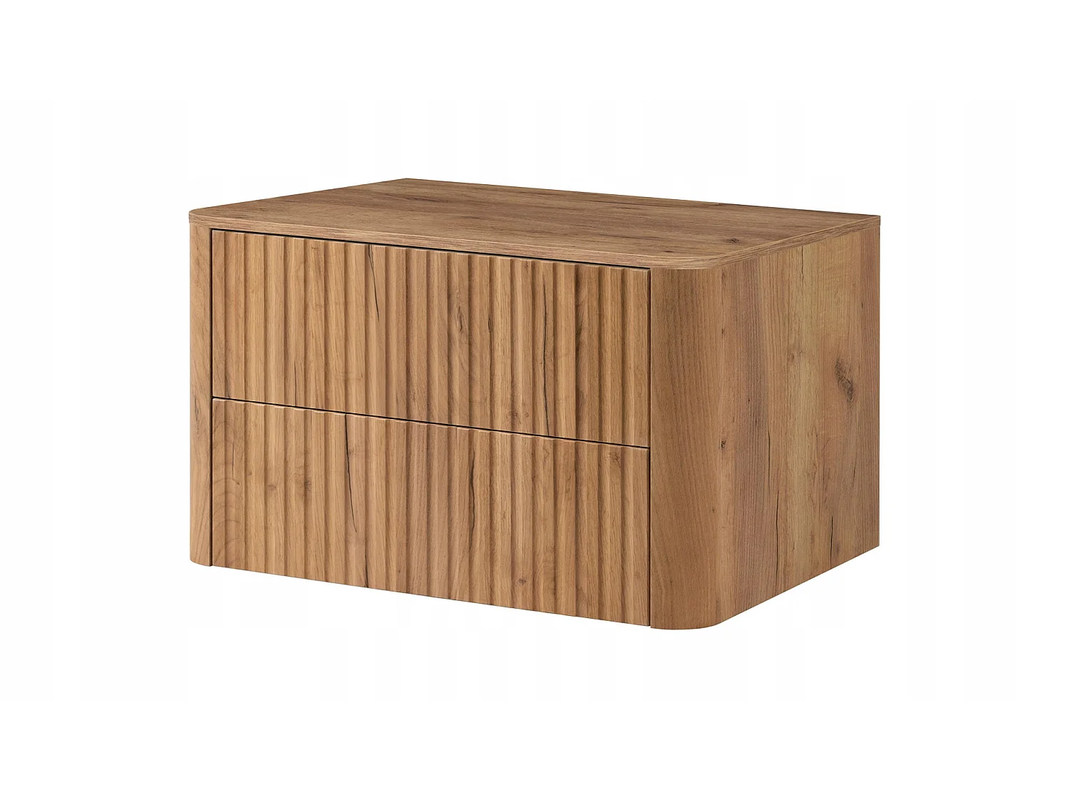 Meuble sous vasque 60cm - avec plan - Suspendu - Strié Brun – RODAN