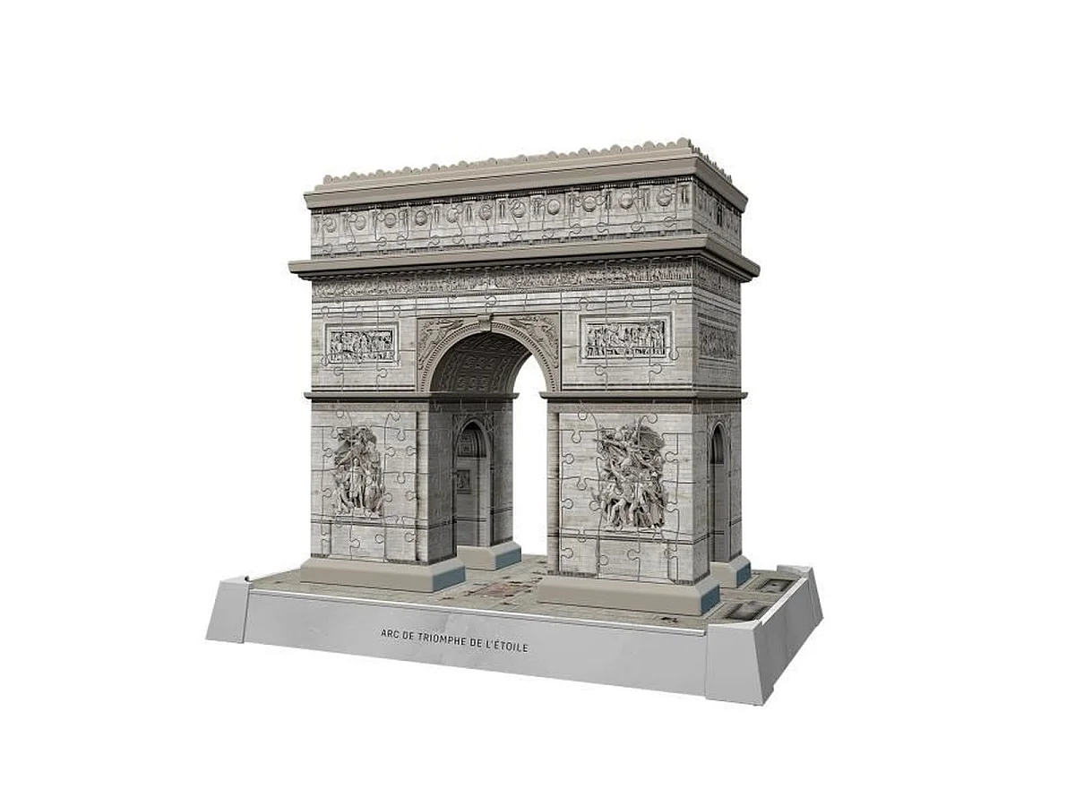 Ravensburger Puzzle 3D Iconics Arc de Triomphe éclairé, 216 pièces
