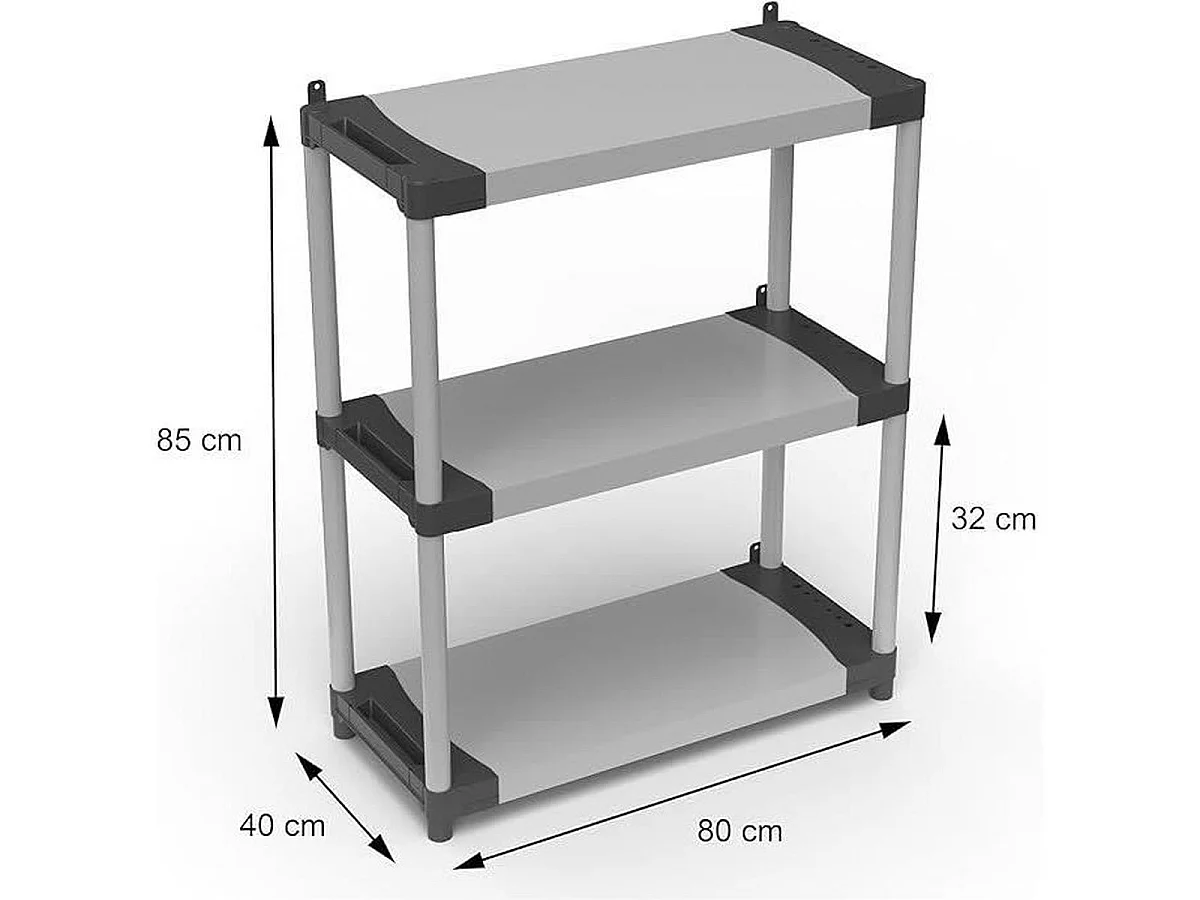 TOOD Plastic 3-laags Plank 80 x 40 x 85 cm - 80 kg per Plank