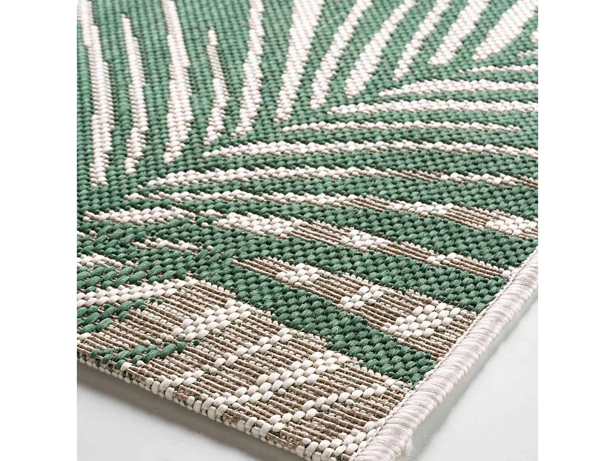 Tapis Déco Tissé "Joao" 80x150cm Vert