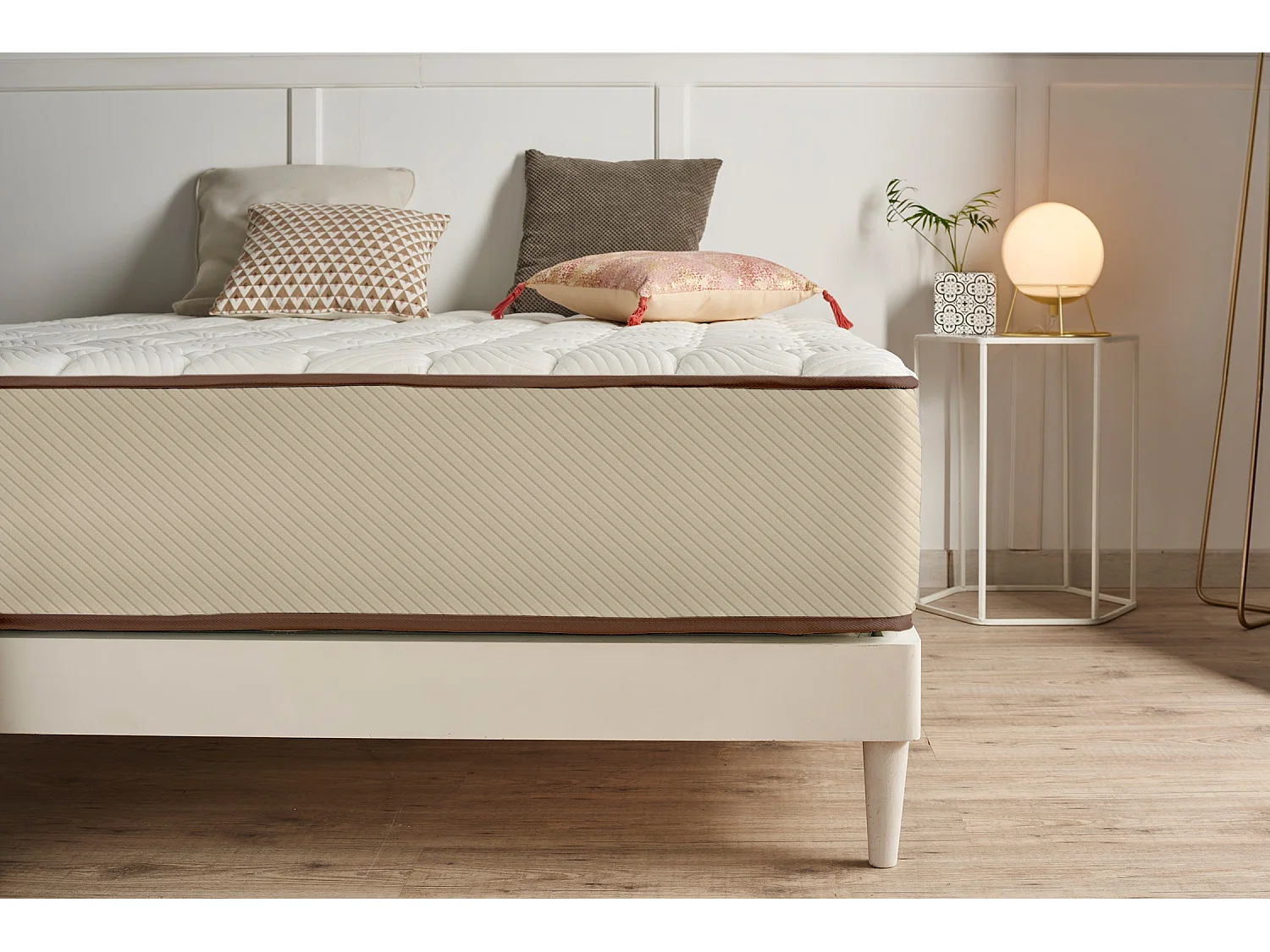 Materasso viscoelastico Air Max Marrone 30 cm - 90X190 cm - Moonia