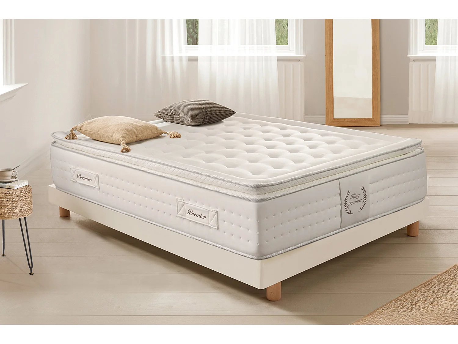Visco-elastisch Matrass King Premier Multizone - 150X190 cm - Moonia