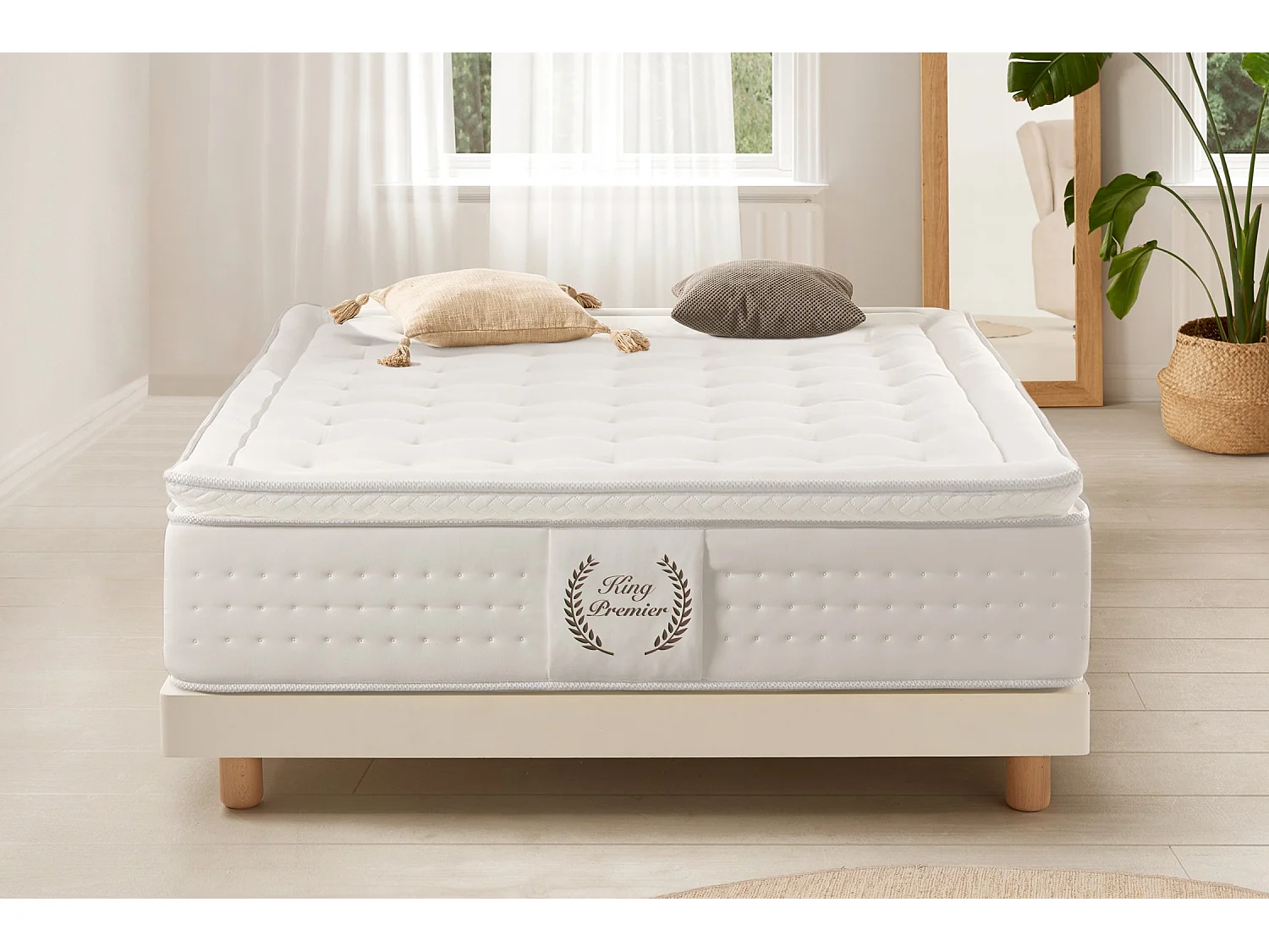 Materasso viscoelastico King Premier Multizone - 90X190 cm - Moonia