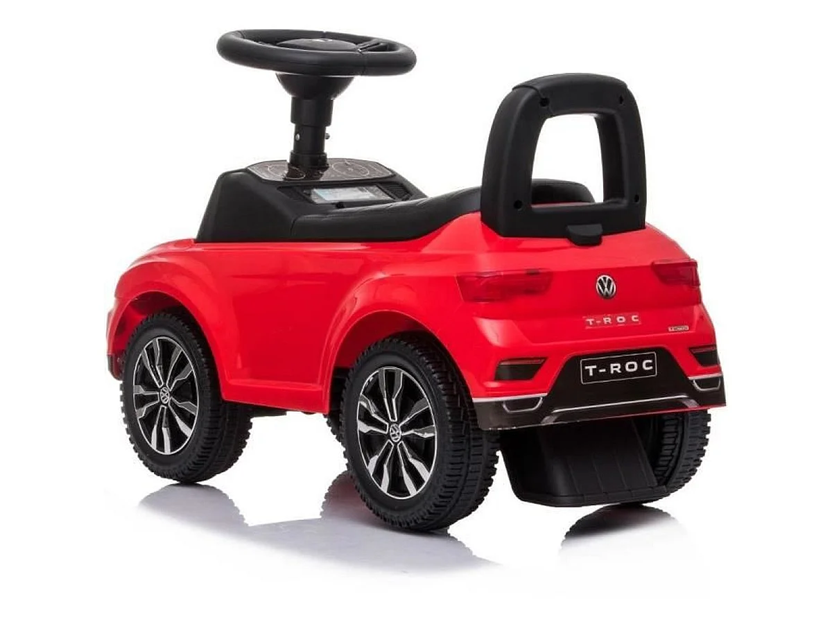 Porteur Buddy Toys VW T-ROCK rouge – Siège 26 cm, à partir de 24 mois