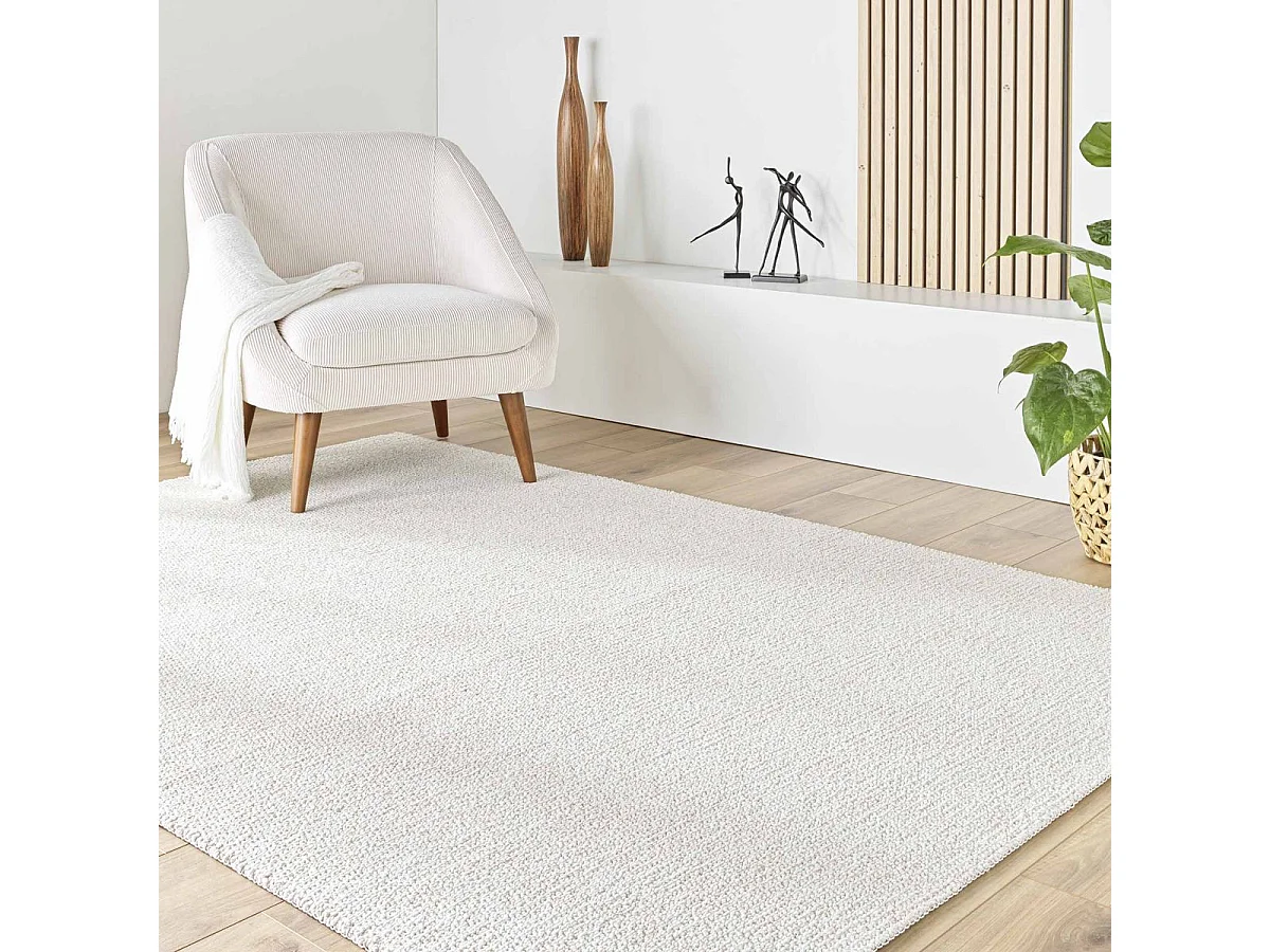Tapis Déco Bouclette "Lisaia" 160x230cm Naturel