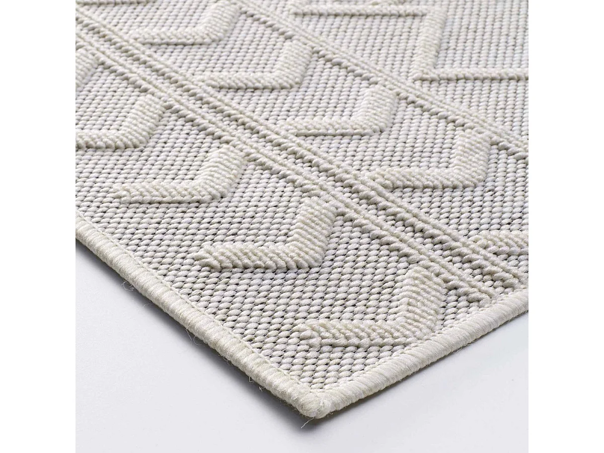 Tapis Déco Tissé "Valam" 160x230cm Naturel
