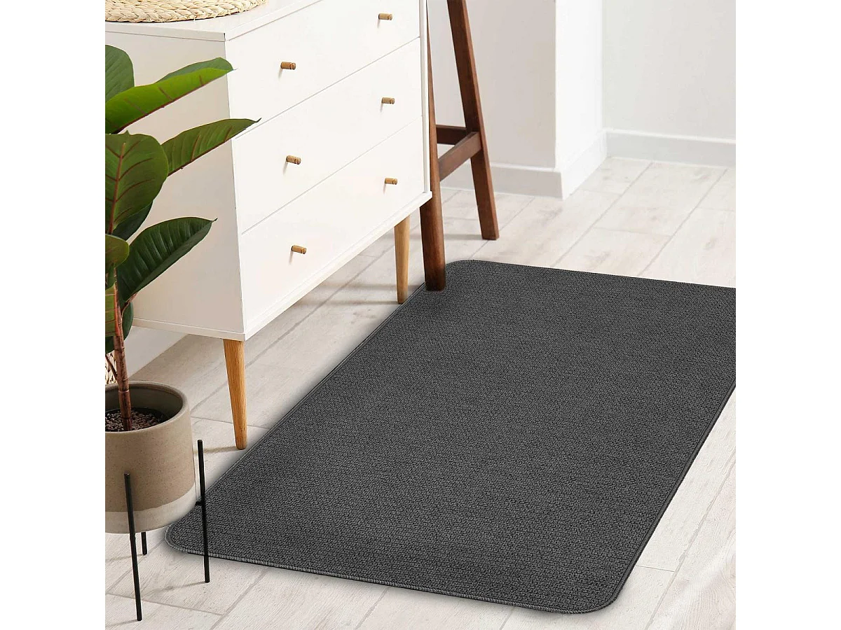 Tapis Déco "Simeo" 45x75cm Anthracite