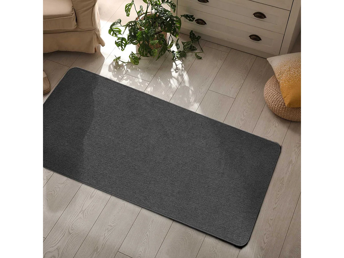 Tapis Déco "Simeo" 45x120cm Anthracite