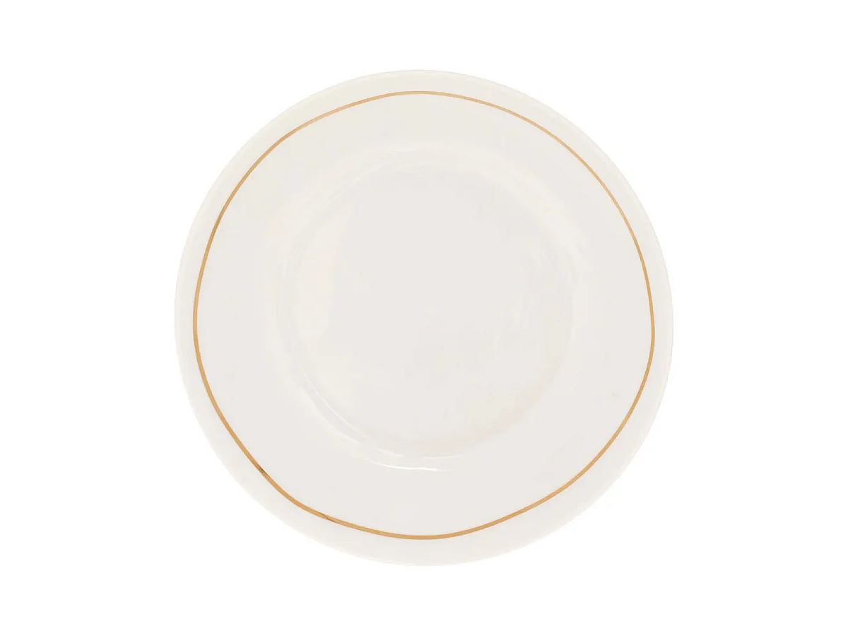Lot de 6 Assiettes Creuses "Selena" 20cm Blanc