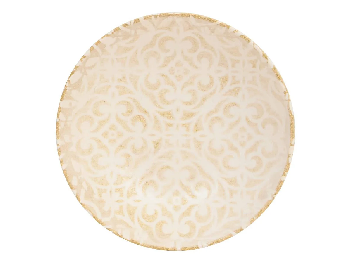 Lot de 6 Assiettes Creuses "Anna" 20cm Crème