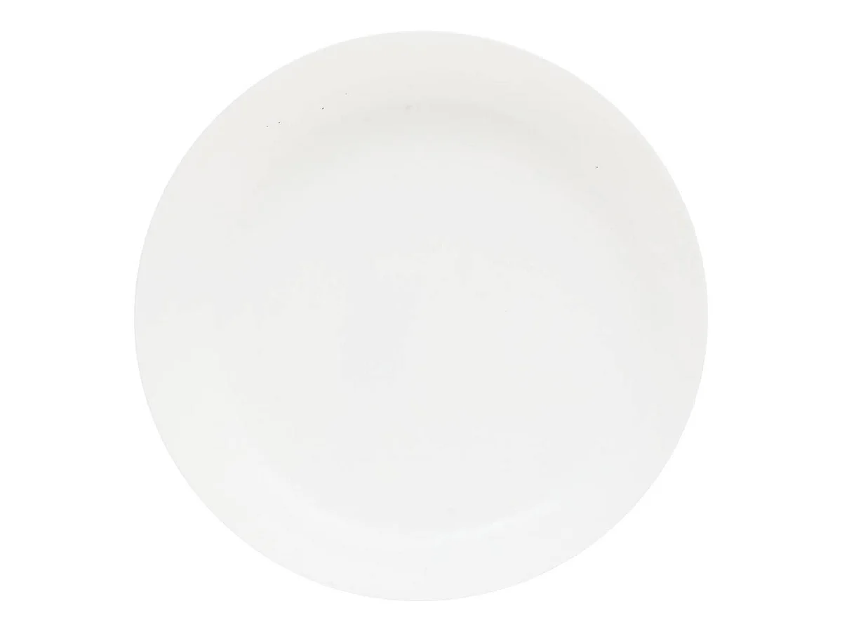 Lot de 6 Assiettes Creuses "Mathilde" 22cm Blanc
