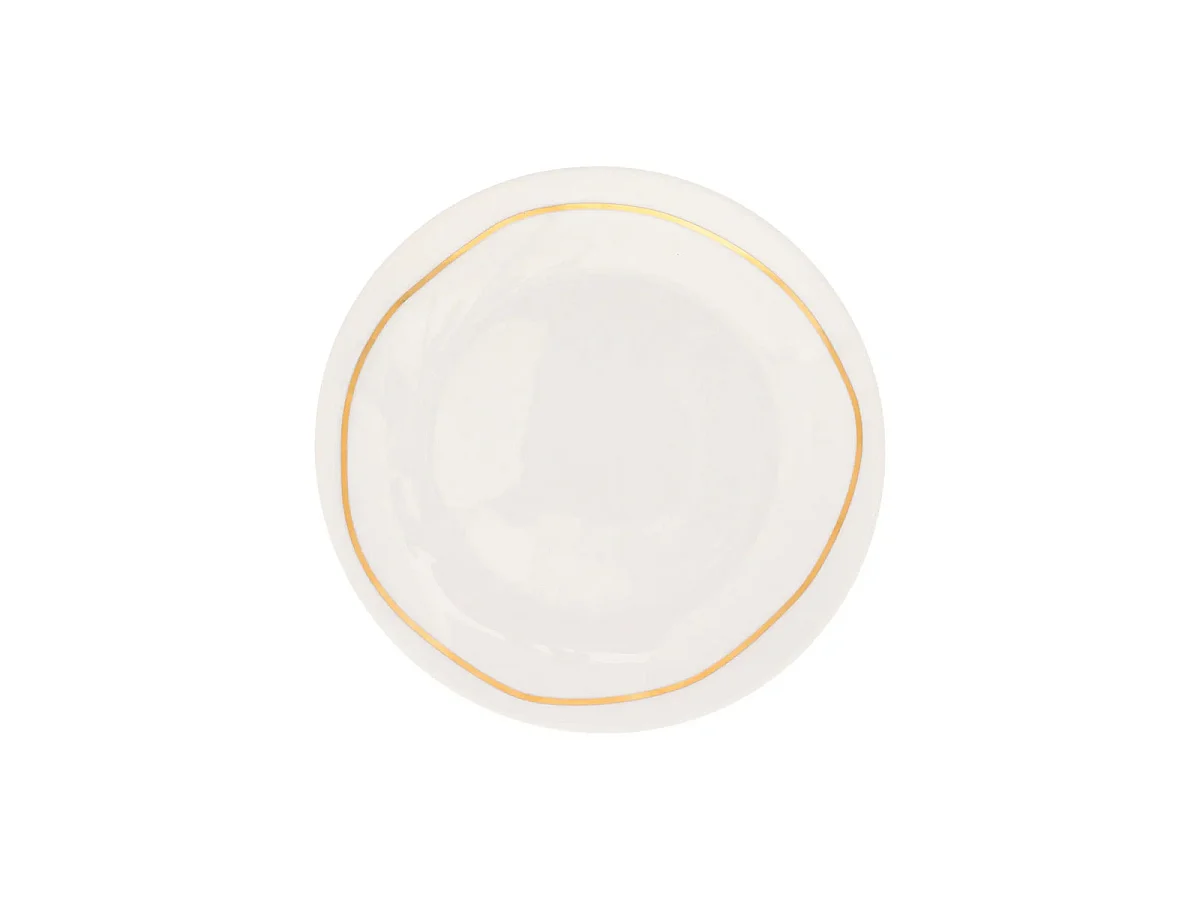 Lot de 6 Assiettes à Dessert "Selena" 19cm Blanc