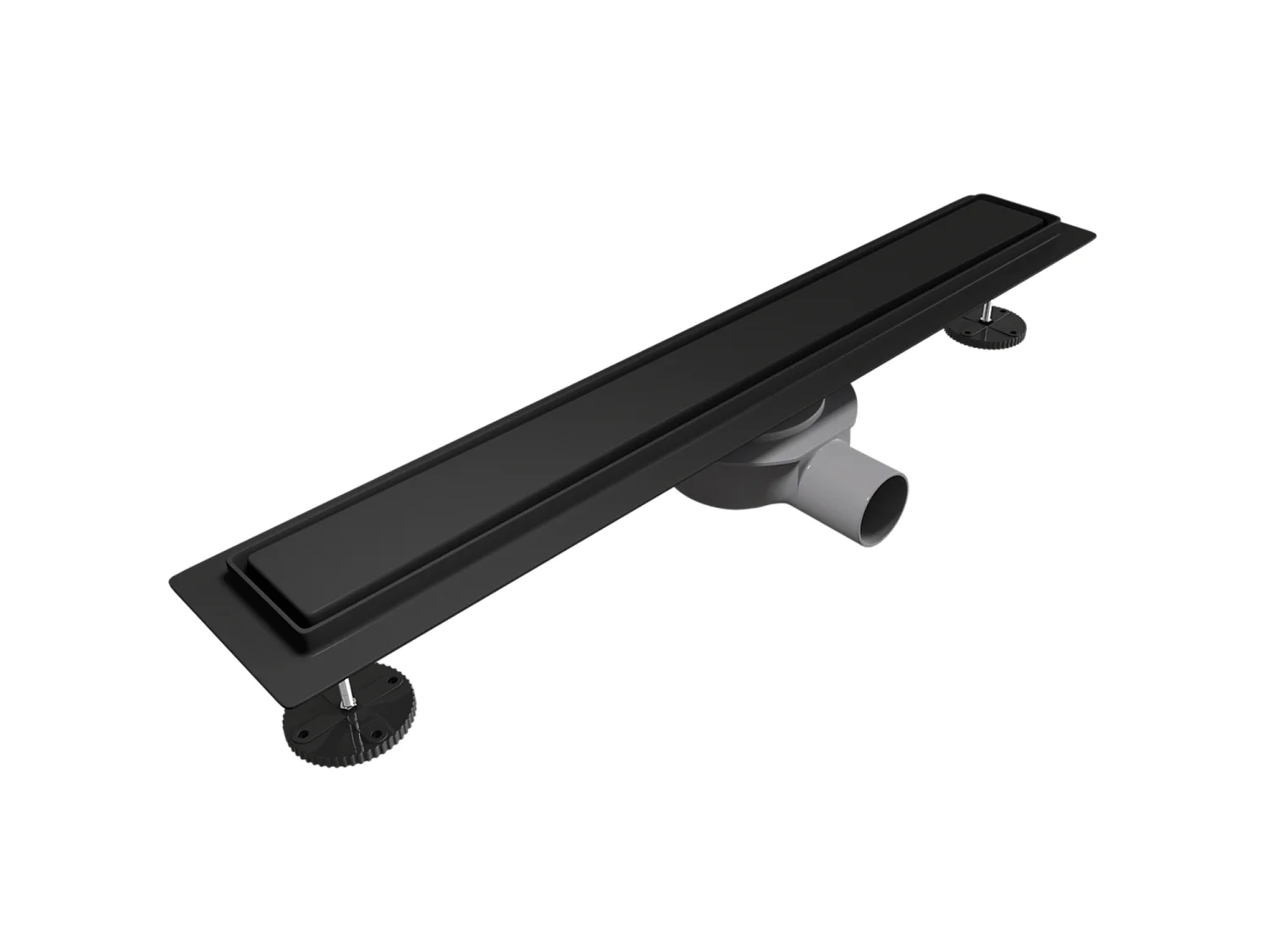 Caniveau De Douche Lomazoo Nilo - 80 Cm - Noir Mat