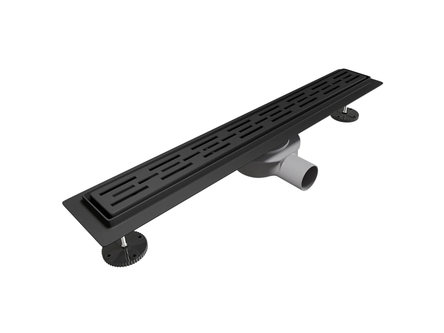 Caniveau De Douche Lomazoo Nilo - 80 Cm - Noir Mat