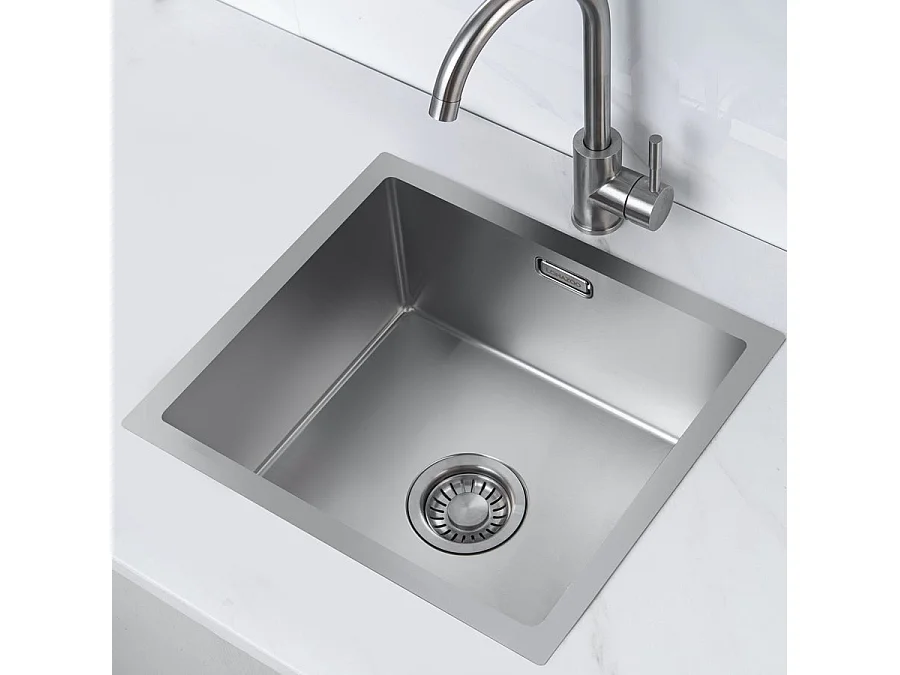 Evier cuisine 1 bac Inox LOMAZOO Orion 50 cm
