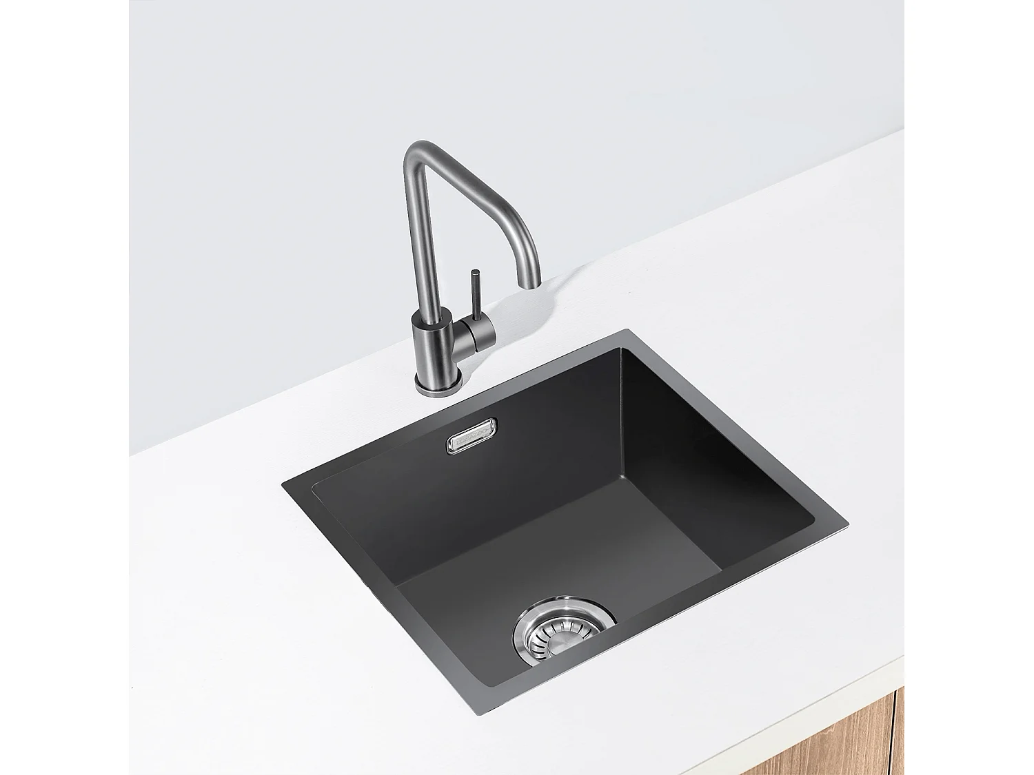 Mitigeur Cuisine Anthracite LOMAZOO James