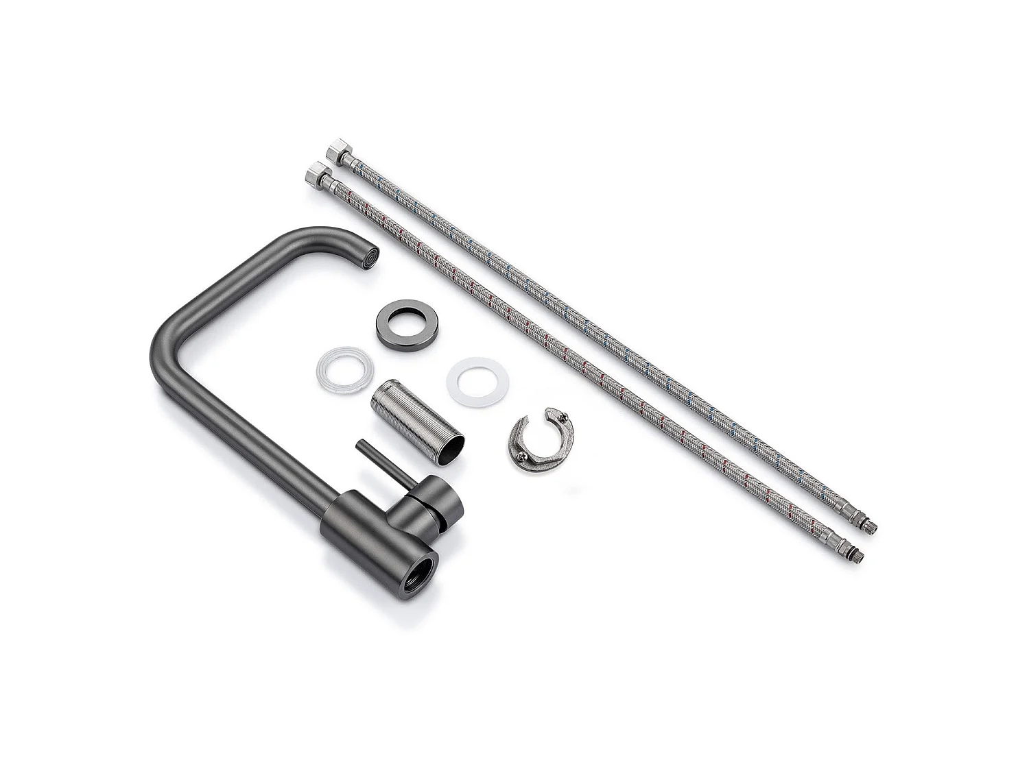Mitigeur Cuisine Anthracite LOMAZOO James