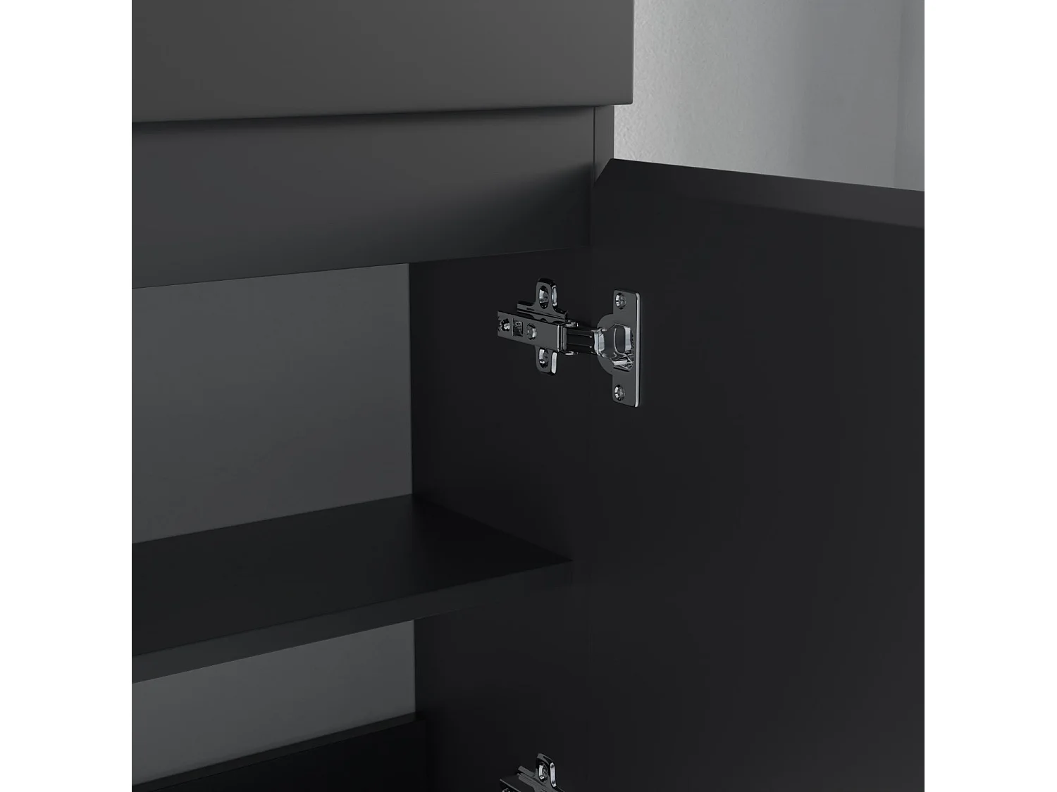 Meuble lave-mains noir mat LOMAZOO Malibu - 40cm