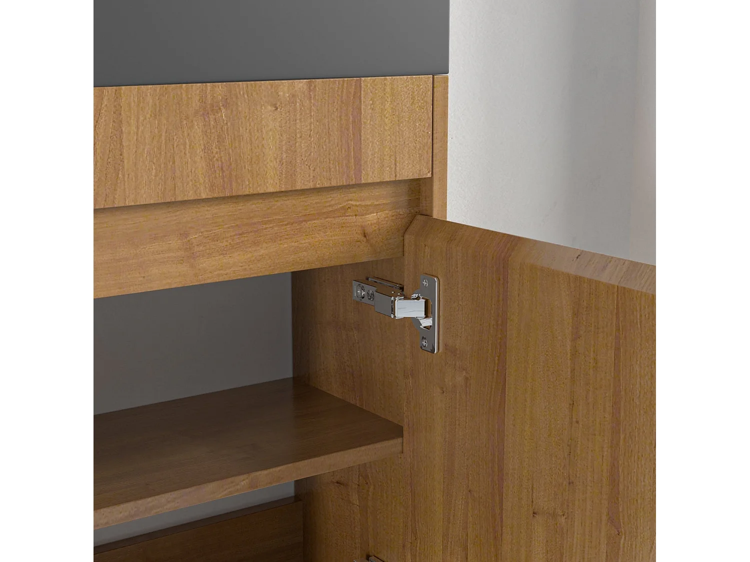 Meuble lave-mains chêne chaud LOMAZOO Ibiza - 40cm