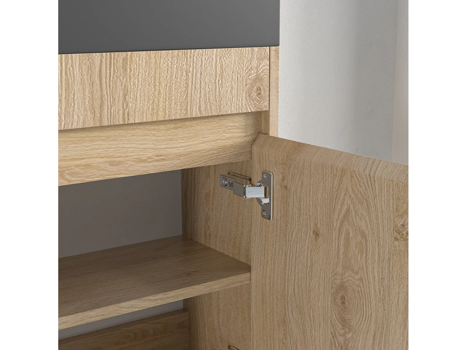 Meuble lave-mains chêne clair LOMAZOO Ibiza - 40cm