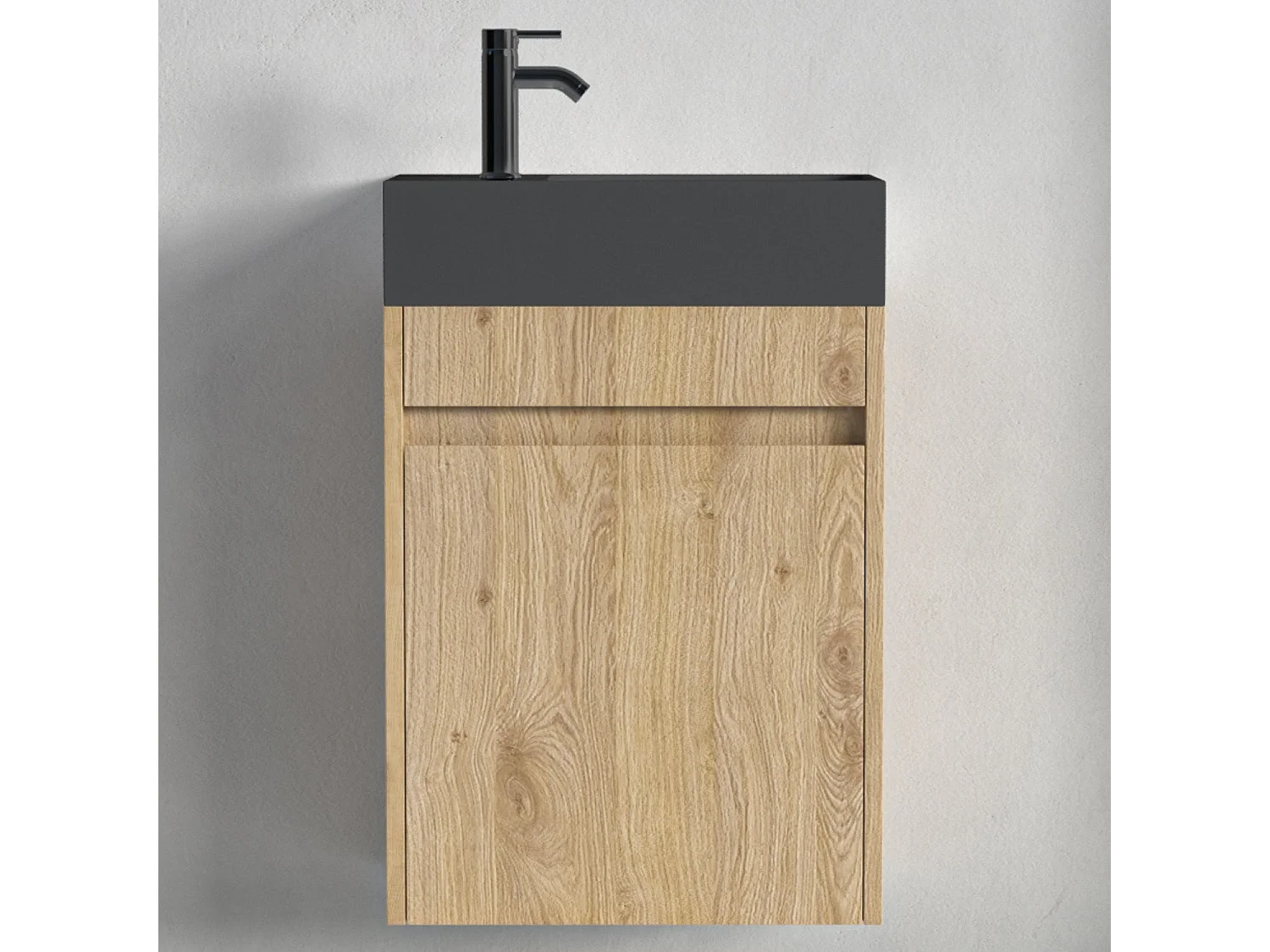 Meuble lave-mains chêne clair LOMAZOO Ibiza - 40cm