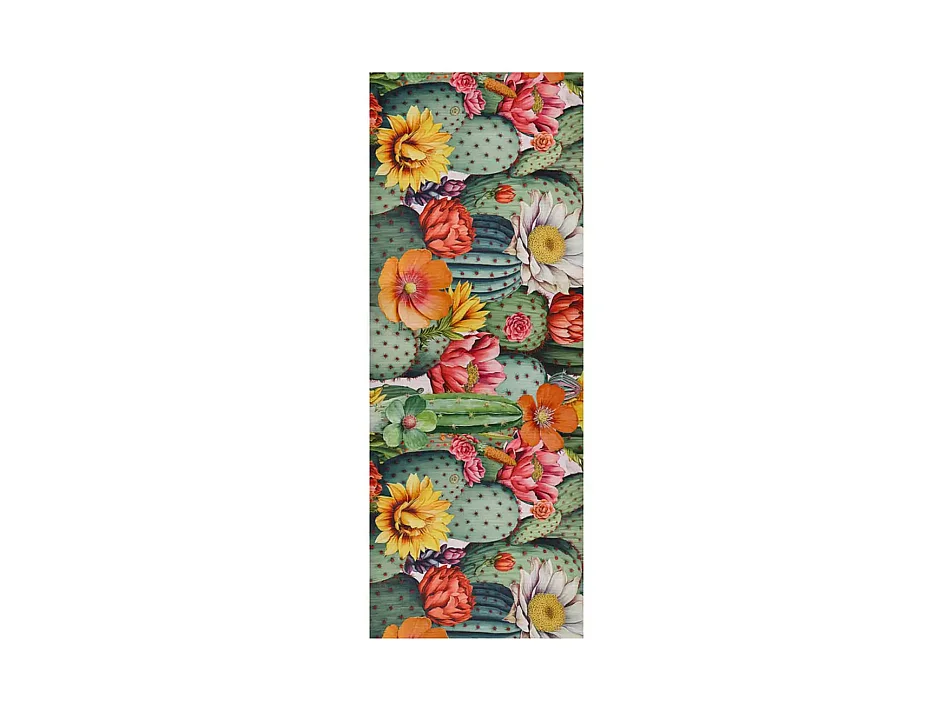 Tapis de cuisine - dessins de fleurs - multicolore - 52x200 cm - RICCI