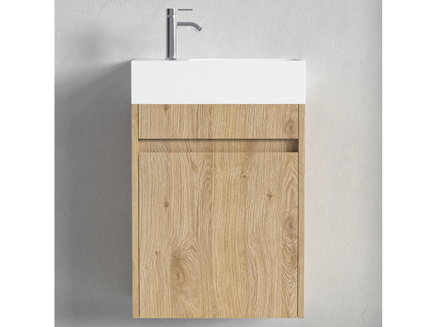 Meuble lave-mains chêne clair LOMAZOO Ibiza- 40cm