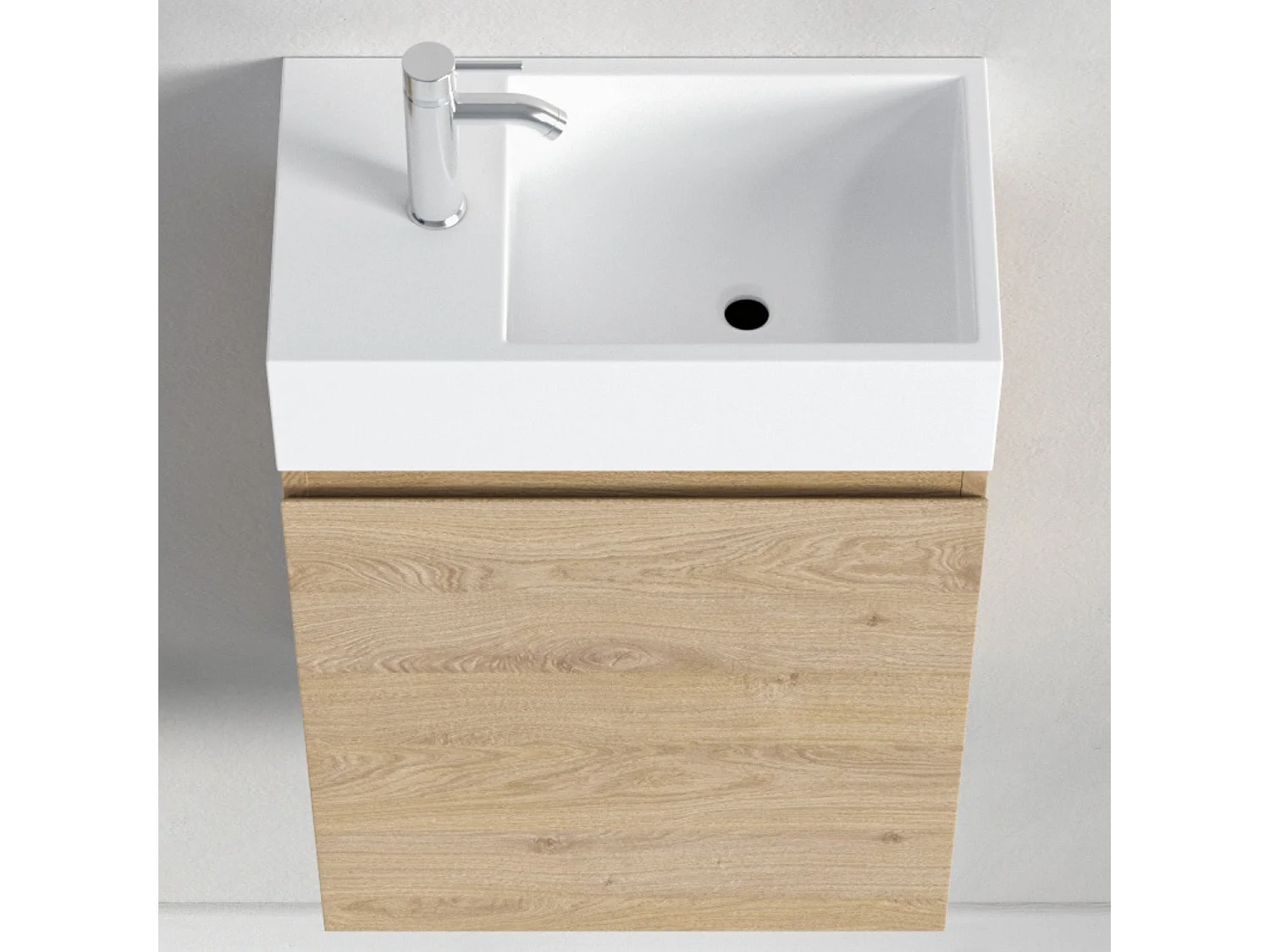 Meuble lave-mains chêne clair LOMAZOO Malibu - 40cm