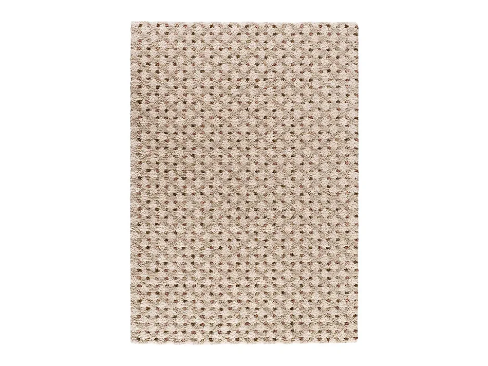 Tapis enfant - shaggy scandinave - beige / crème - 80x150 cm - EMBER
