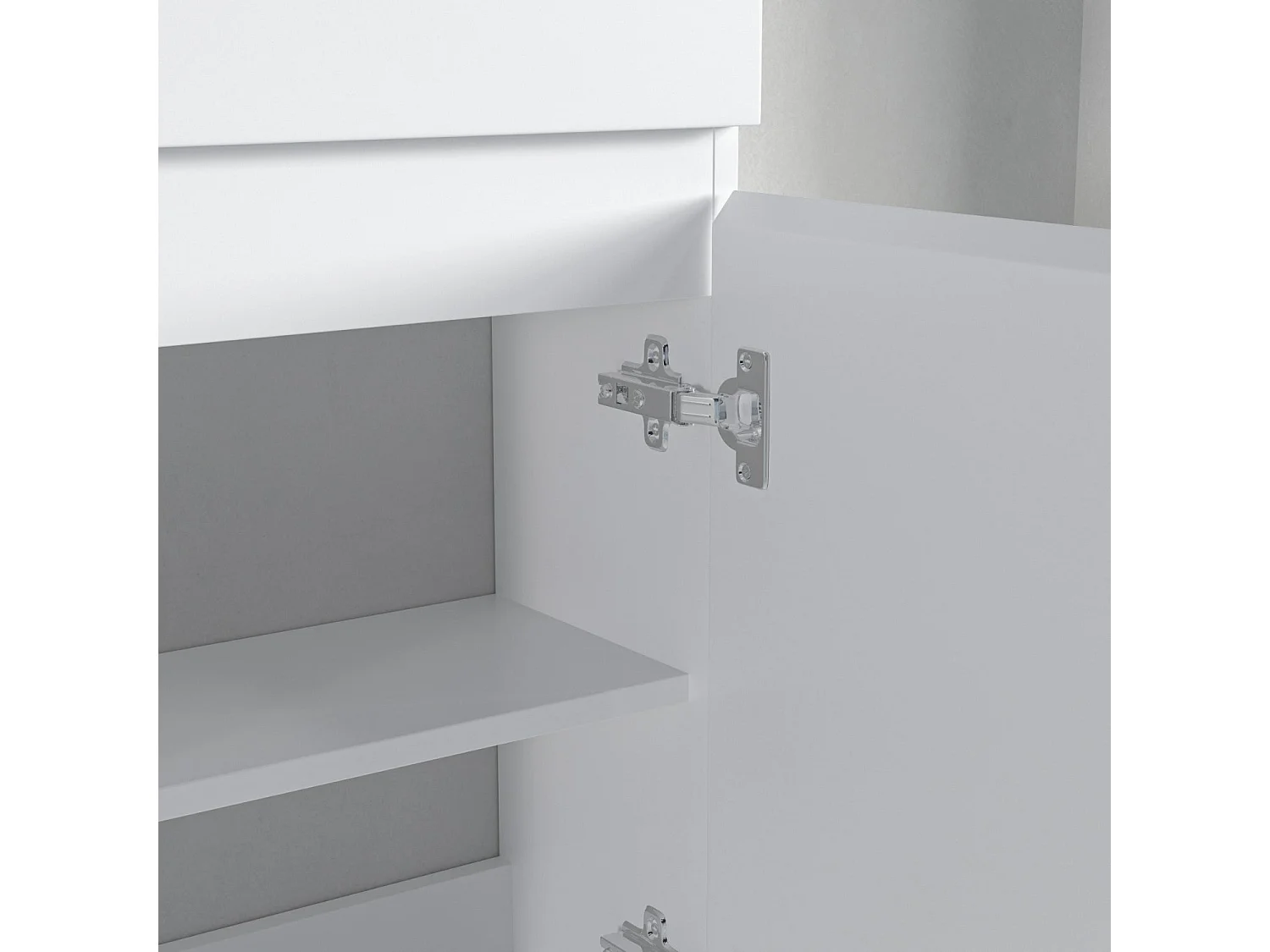 Meuble lave-mains blanc brillant LOMAZOO Malibu  - 40cm