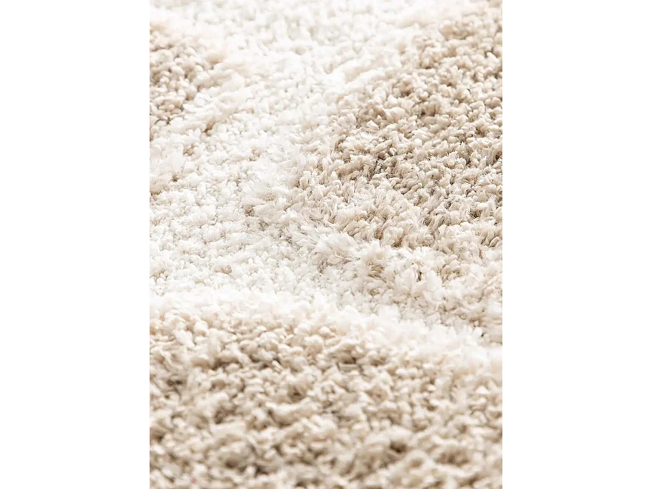 Tapis enfant - shaggy scandinave - crème / beige - 120x170 cm - EMBER