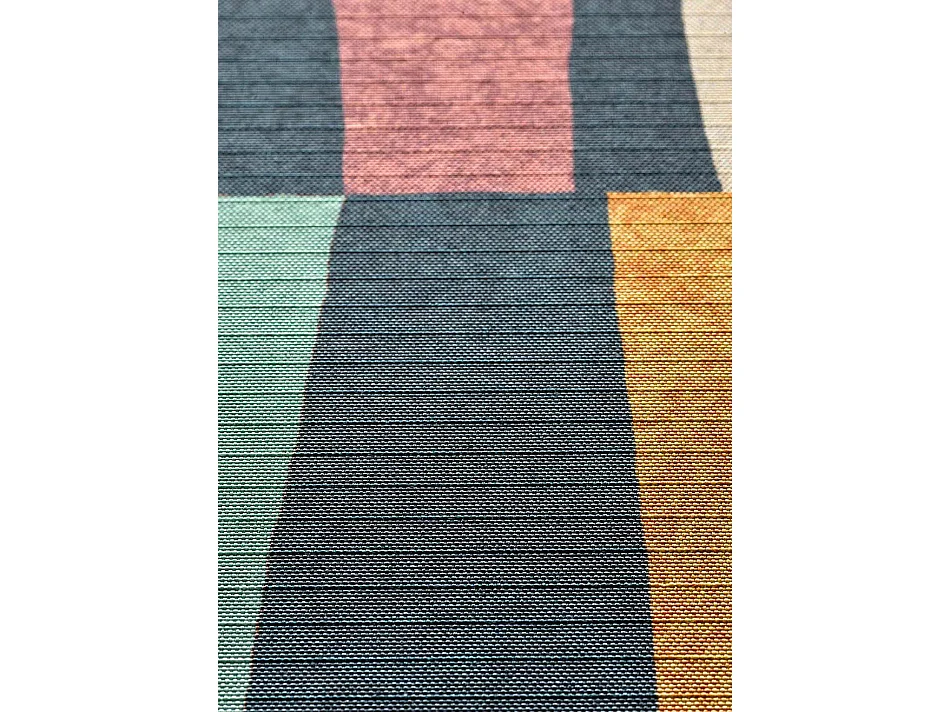 Tapis de cuisine - motifs géométriques - multicolore - 52x100 cm - RICCI