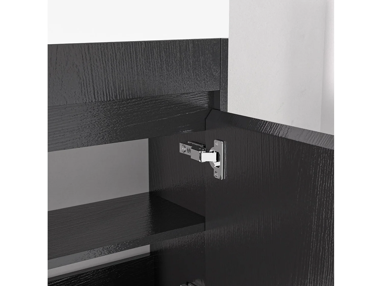Meuble lave-mains chêne noir LOMAZOO Ibiza - 40cm