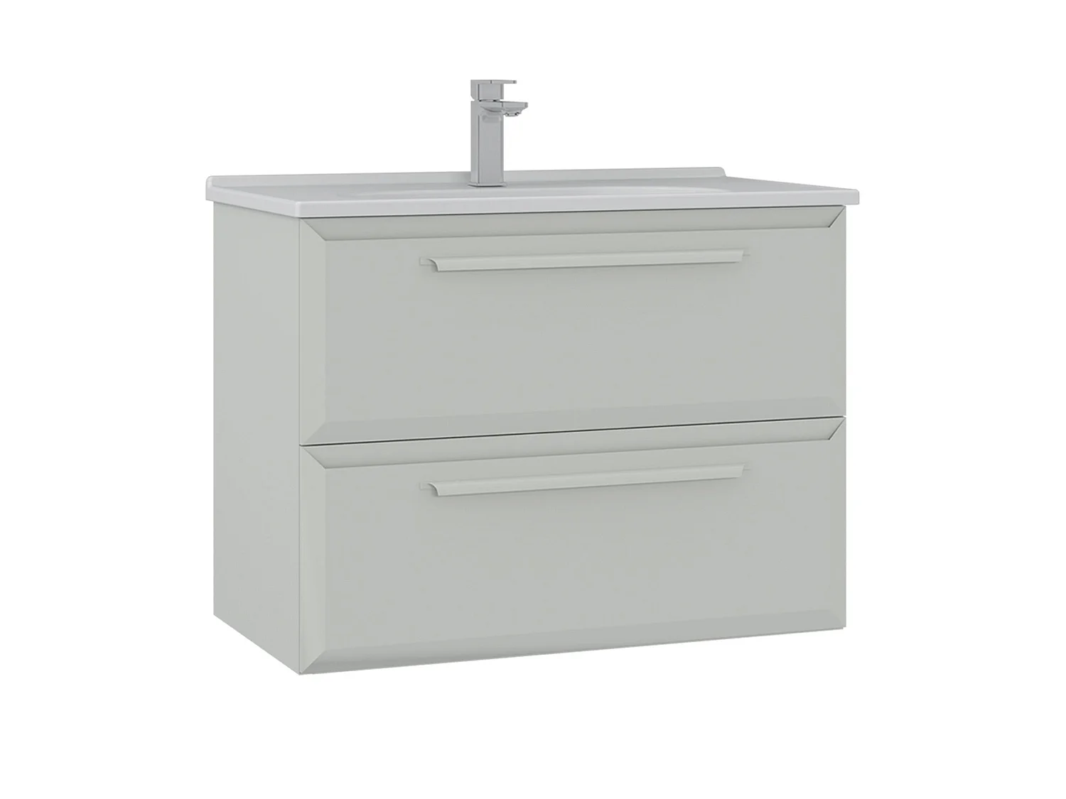 Meuble Vasque "Nuvola 80 v2" - 80 x 50 x 62 cm - Cashmere